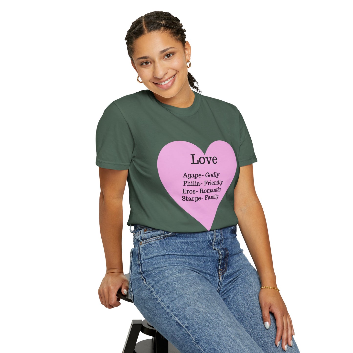 Love-Infused Unisex T-shirt: A Heartfelt Graphic Tee for All Occasions