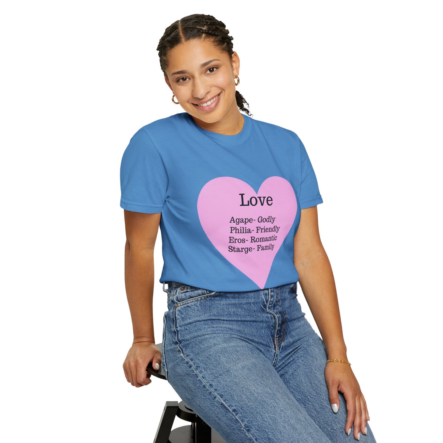 Love-Infused Unisex T-shirt: A Heartfelt Graphic Tee for All Occasions