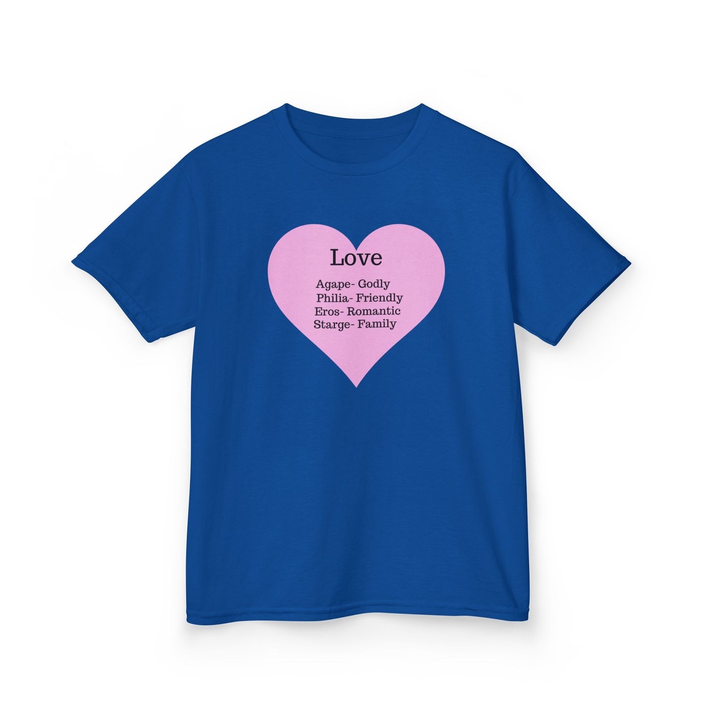 The Meaning of Love Kids T-Shirt | Heart Graphic Tee