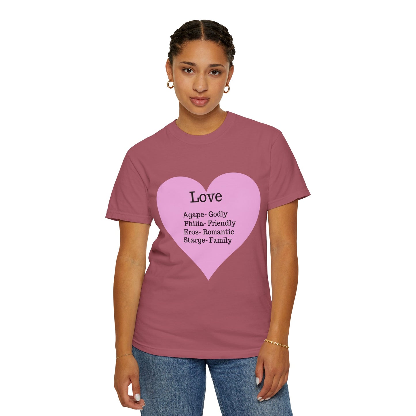 Love-Infused Unisex T-shirt: A Heartfelt Graphic Tee for All Occasions