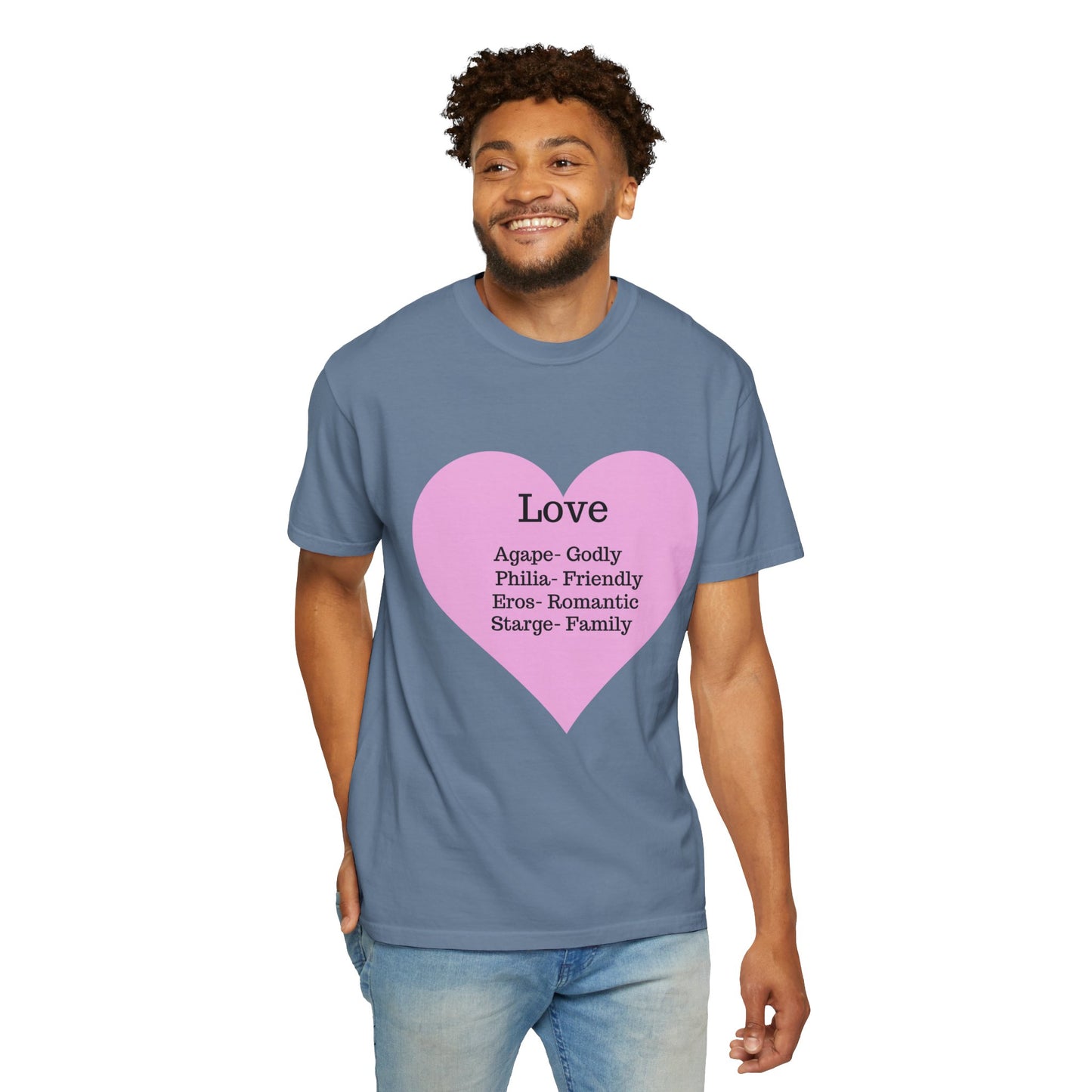 Love-Infused Unisex T-shirt: A Heartfelt Graphic Tee for All Occasions