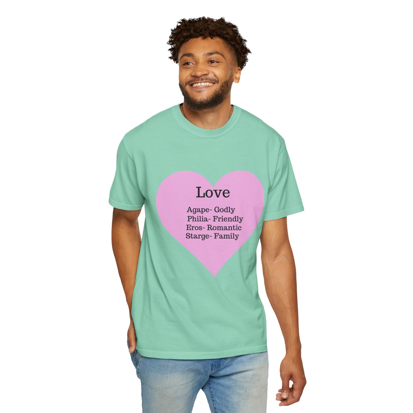 Love-Infused Unisex T-shirt: A Heartfelt Graphic Tee for All Occasions