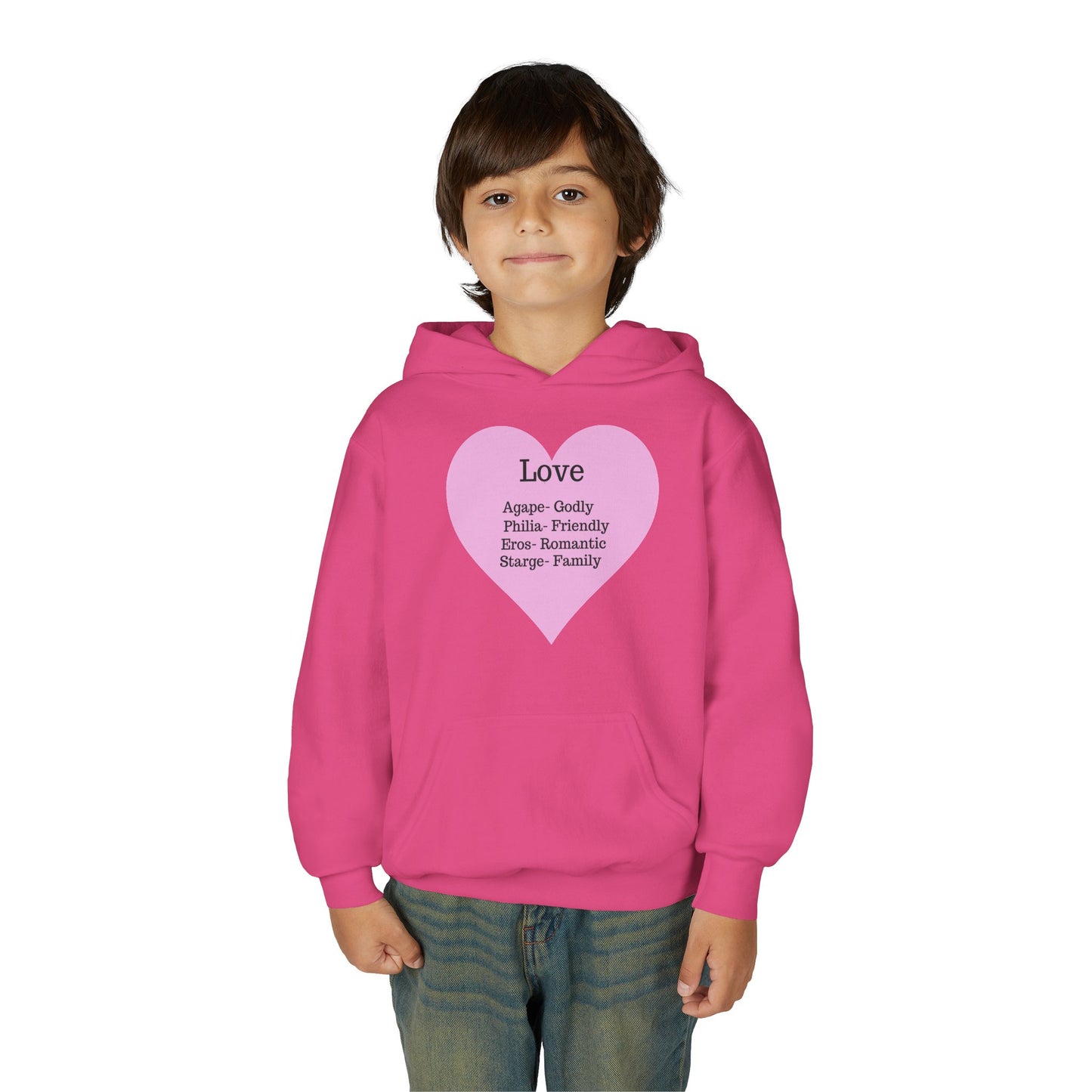 The Meaning of Love Kids Hoodie