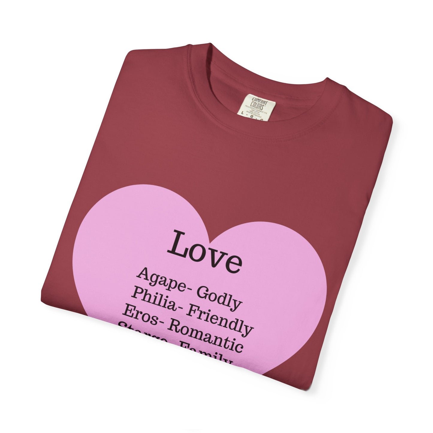 Love-Infused Unisex T-shirt: A Heartfelt Graphic Tee for All Occasions