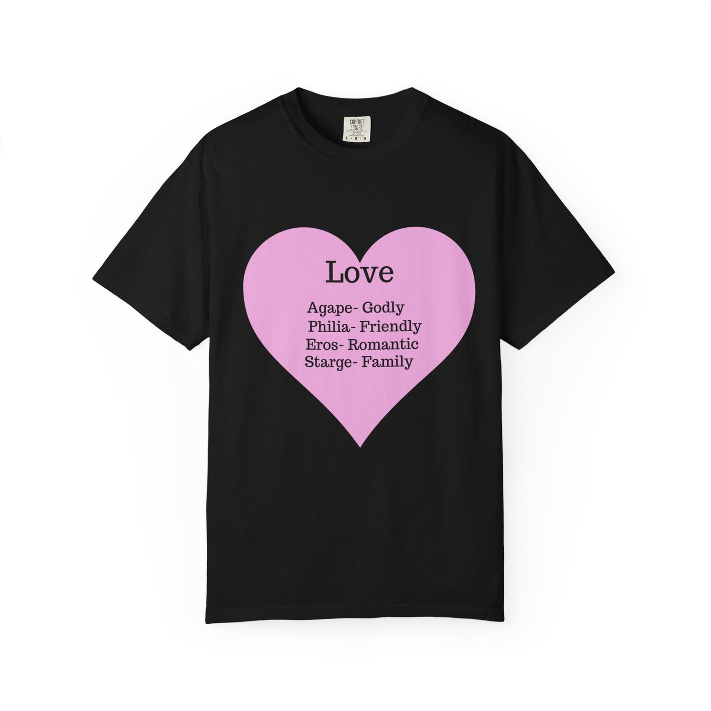 Love-Infused Unisex T-shirt: A Heartfelt Graphic Tee for All Occasions