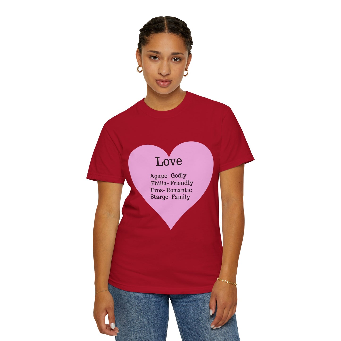 Love-Infused Unisex T-shirt: A Heartfelt Graphic Tee for All Occasions