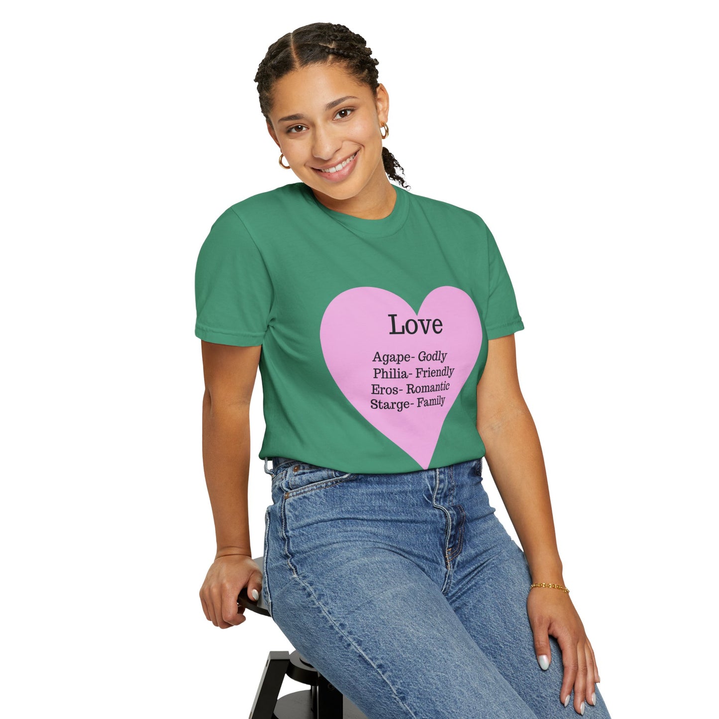 Love-Infused Unisex T-shirt: A Heartfelt Graphic Tee for All Occasions
