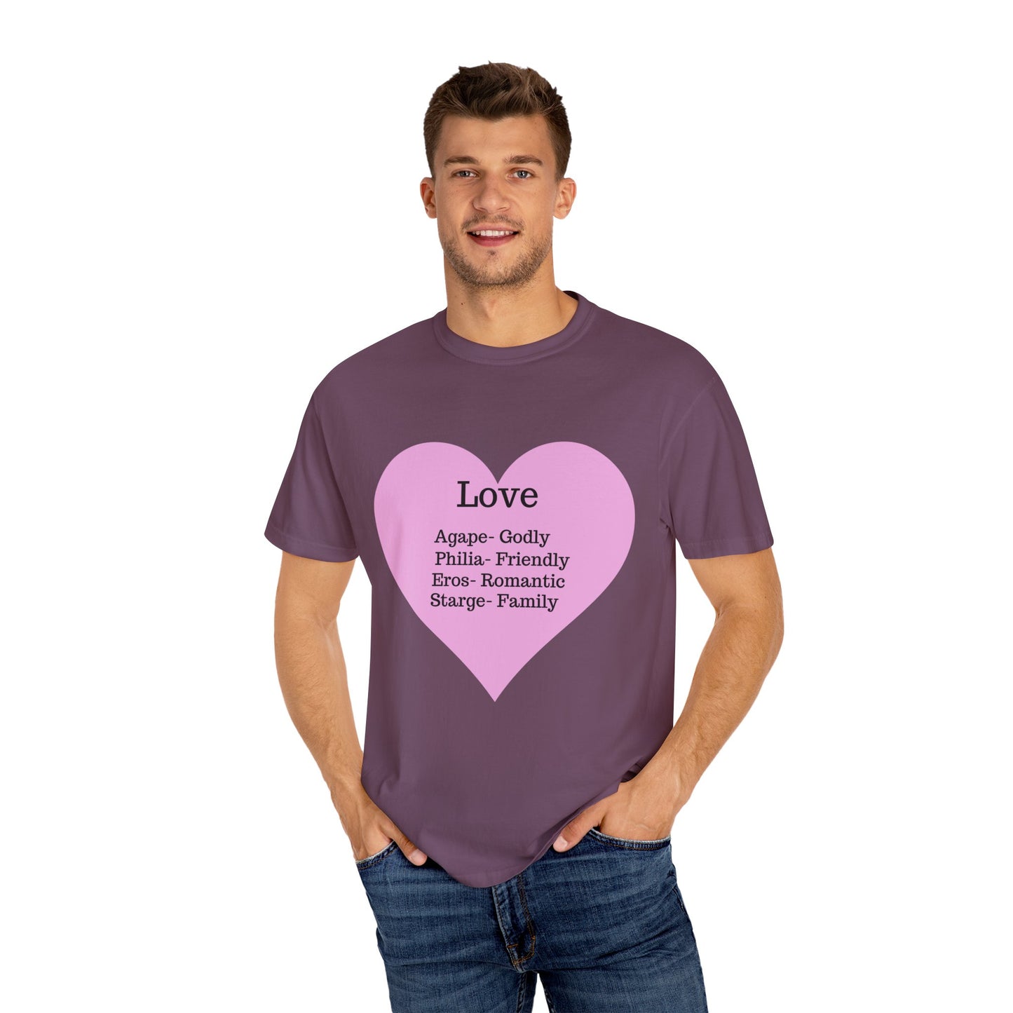 Love-Infused Unisex T-shirt: A Heartfelt Graphic Tee for All Occasions