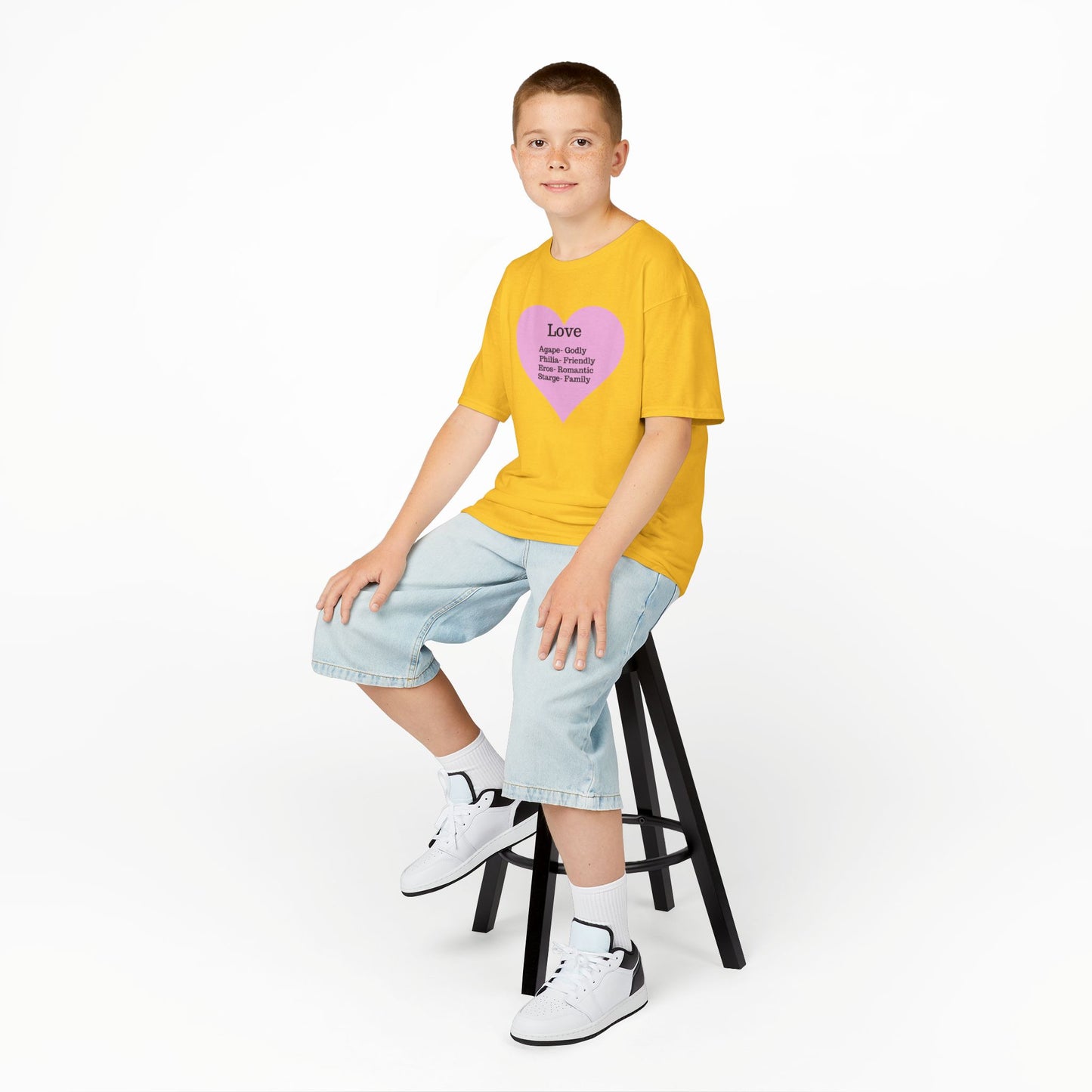 The Meaning of Love Kids T-Shirt | Heart Graphic Tee