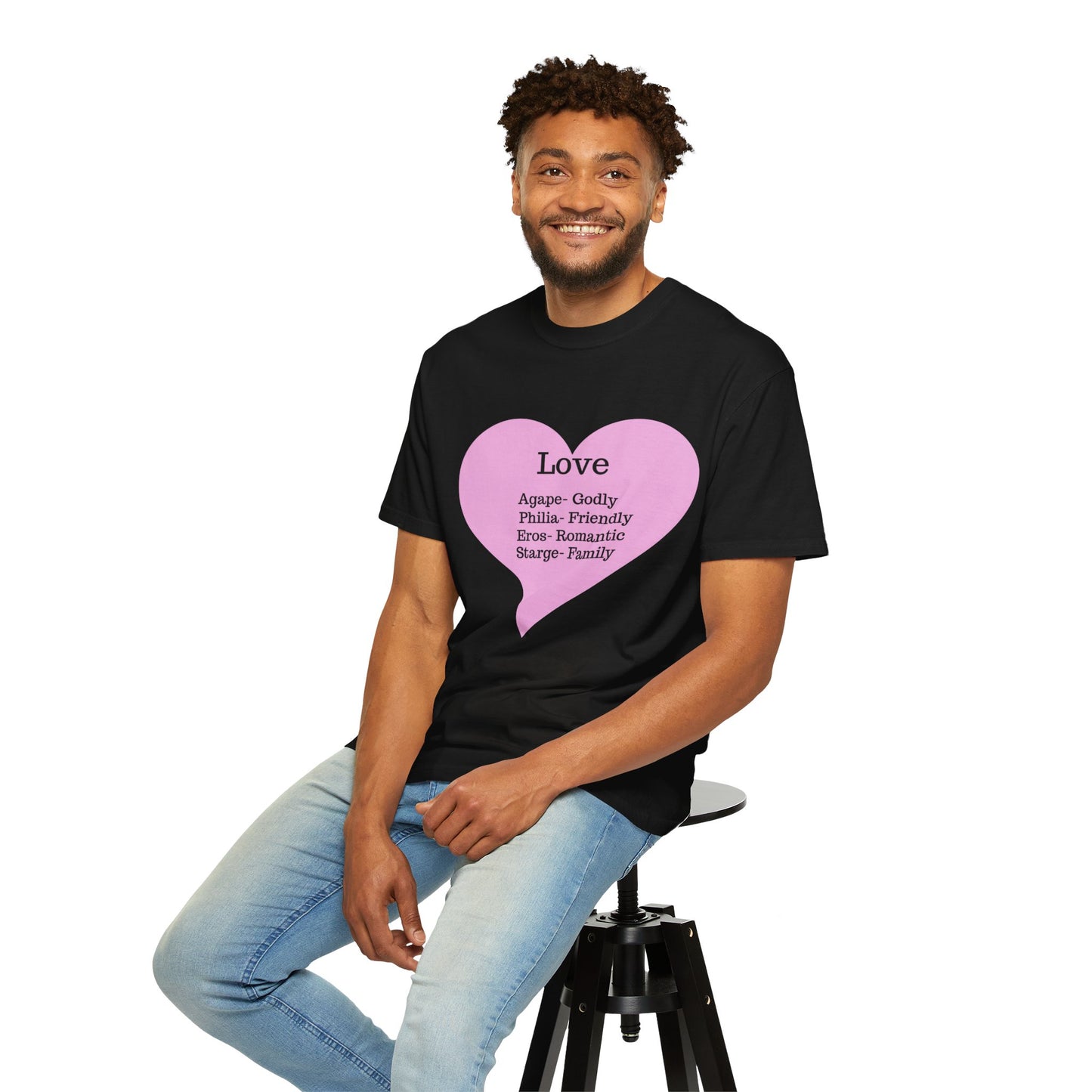 Love-Infused Unisex T-shirt: A Heartfelt Graphic Tee for All Occasions