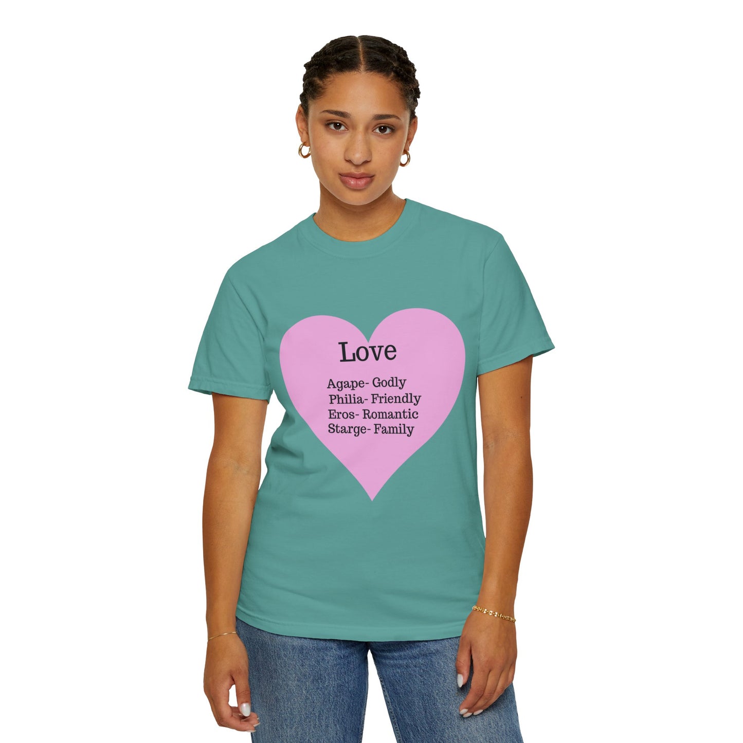 Love-Infused Unisex T-shirt: A Heartfelt Graphic Tee for All Occasions