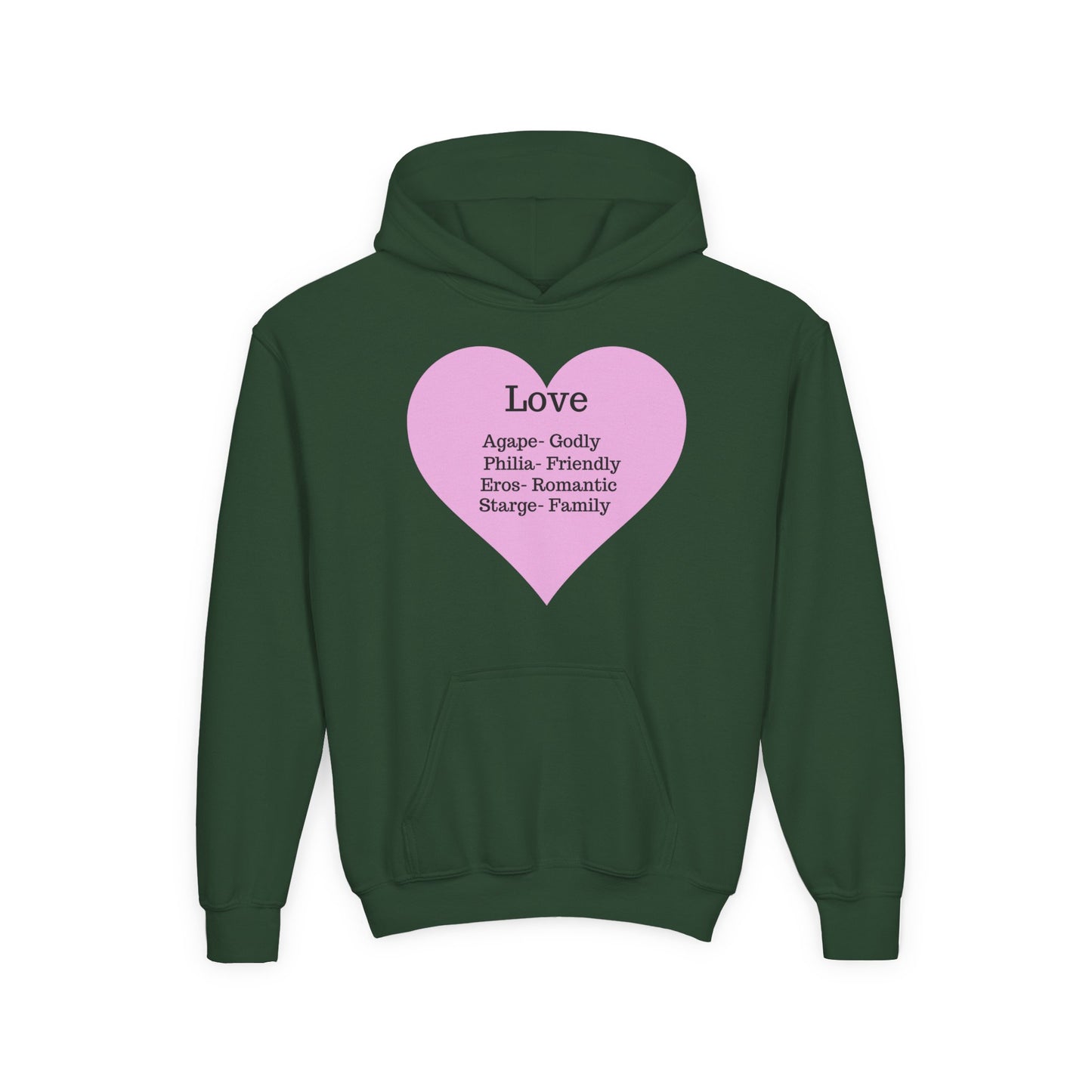 The Meaning of Love Kids Hoodie