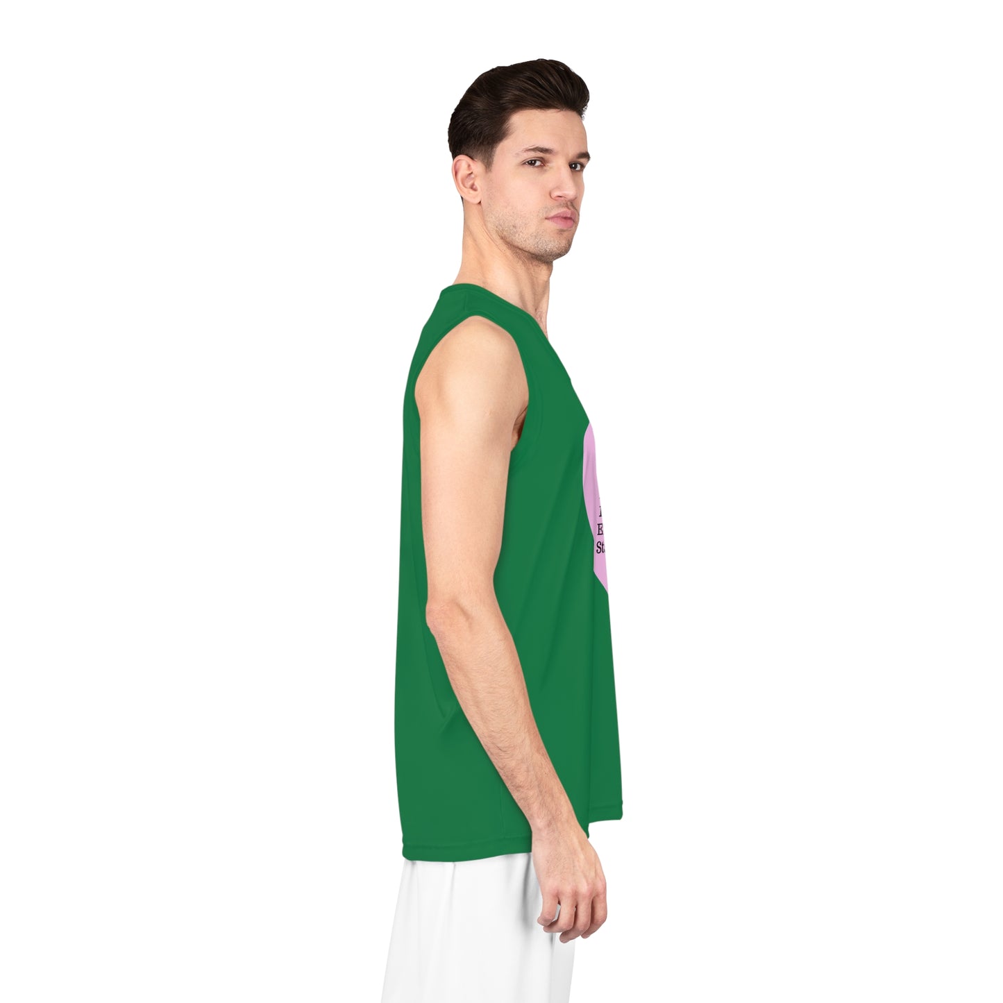 Love Heart Basketball Jersey (Dark Green)