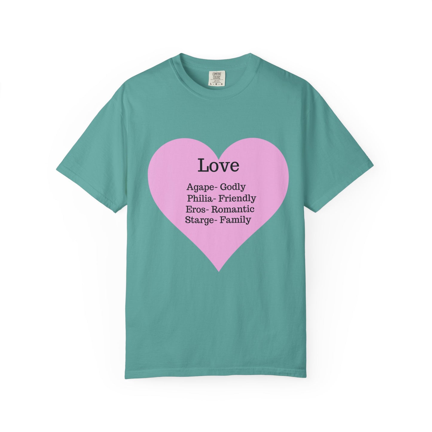 Love-Infused Unisex T-shirt: A Heartfelt Graphic Tee for All Occasions
