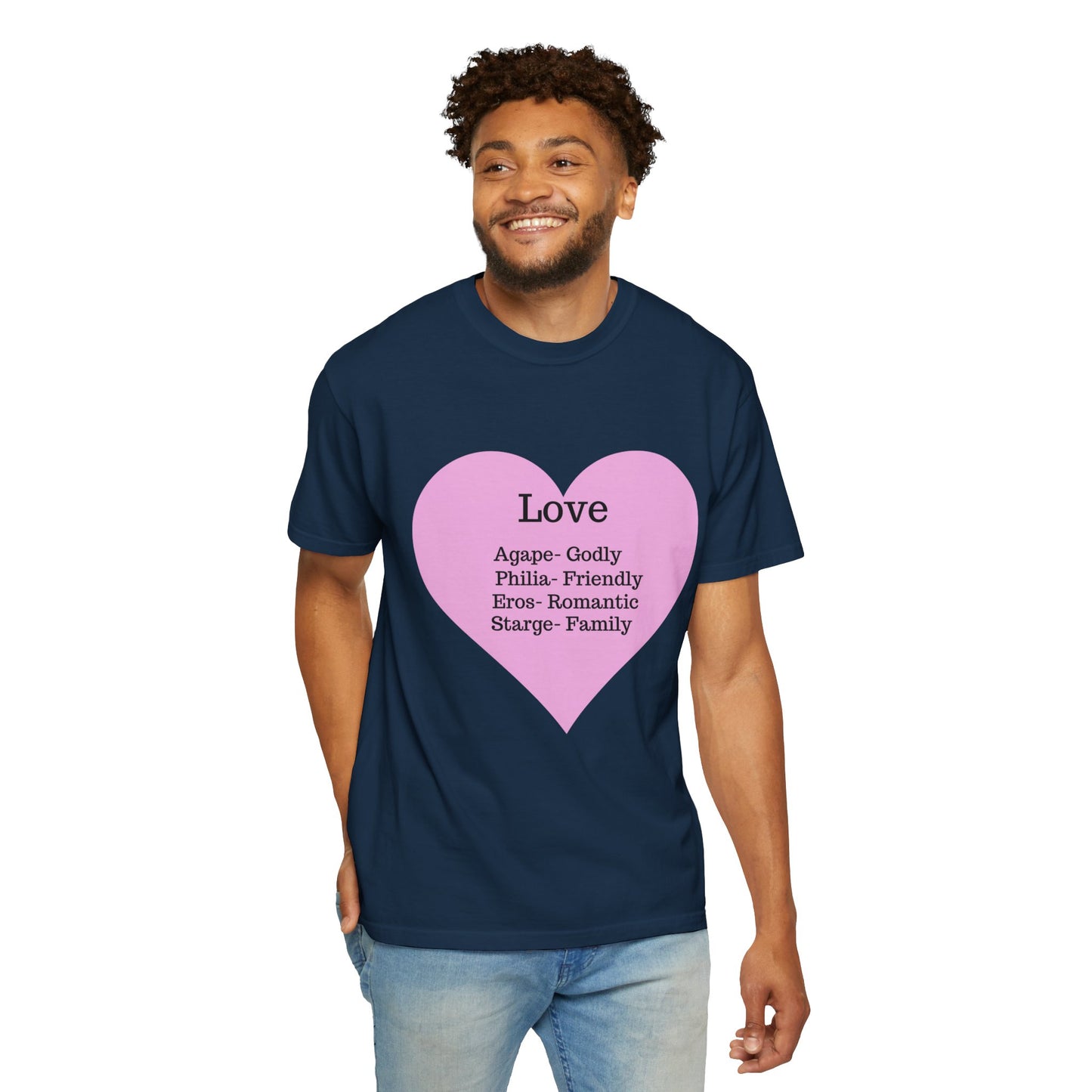 Love-Infused Unisex T-shirt: A Heartfelt Graphic Tee for All Occasions