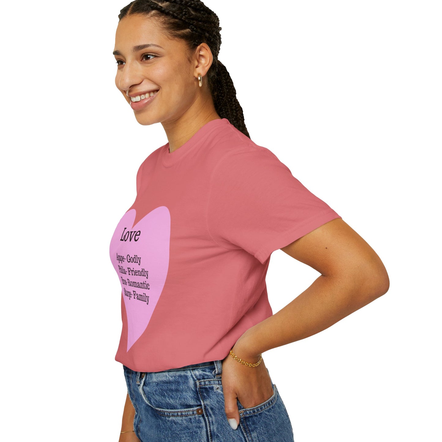 Love-Infused Unisex T-shirt: A Heartfelt Graphic Tee for All Occasions