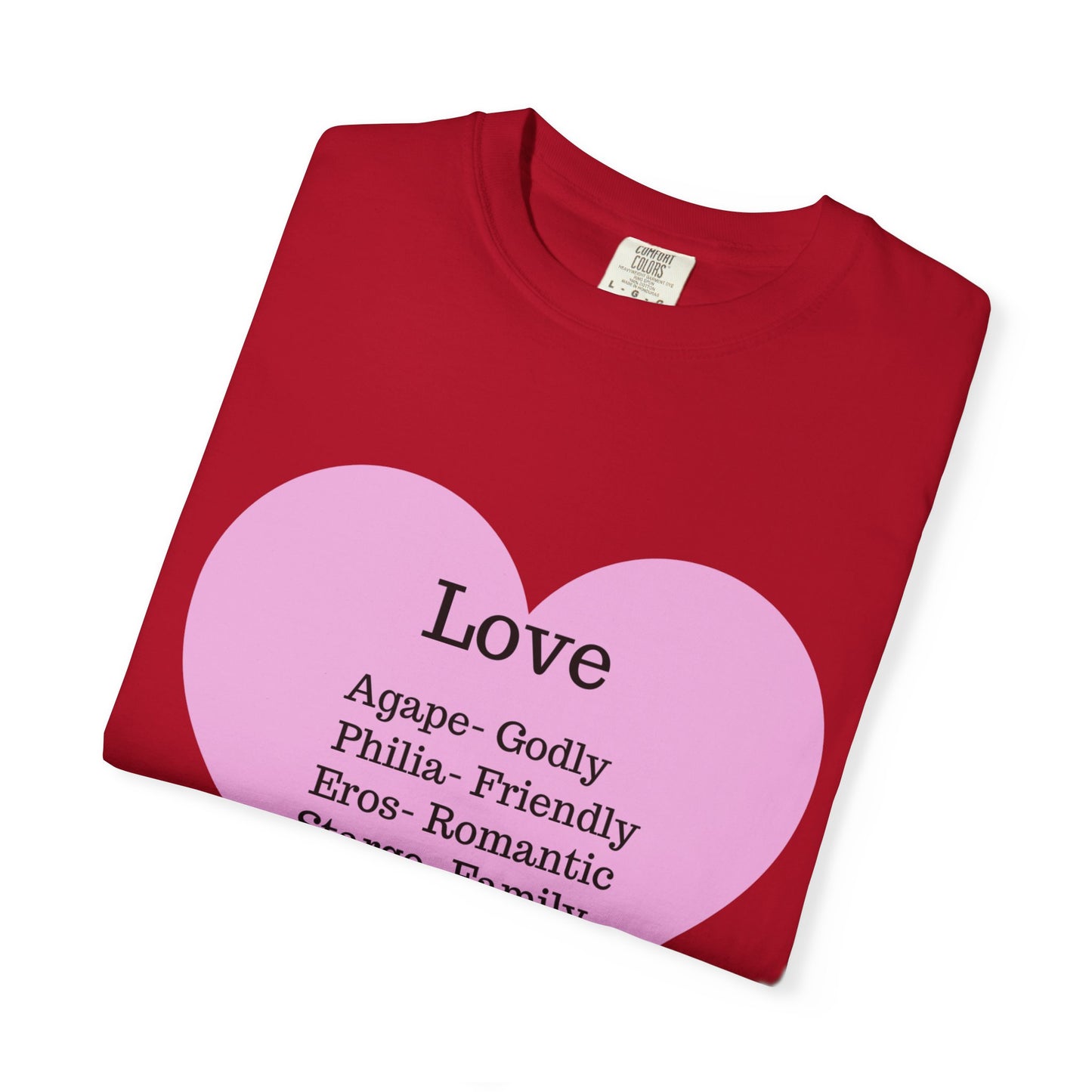 Love-Infused Unisex T-shirt: A Heartfelt Graphic Tee for All Occasions