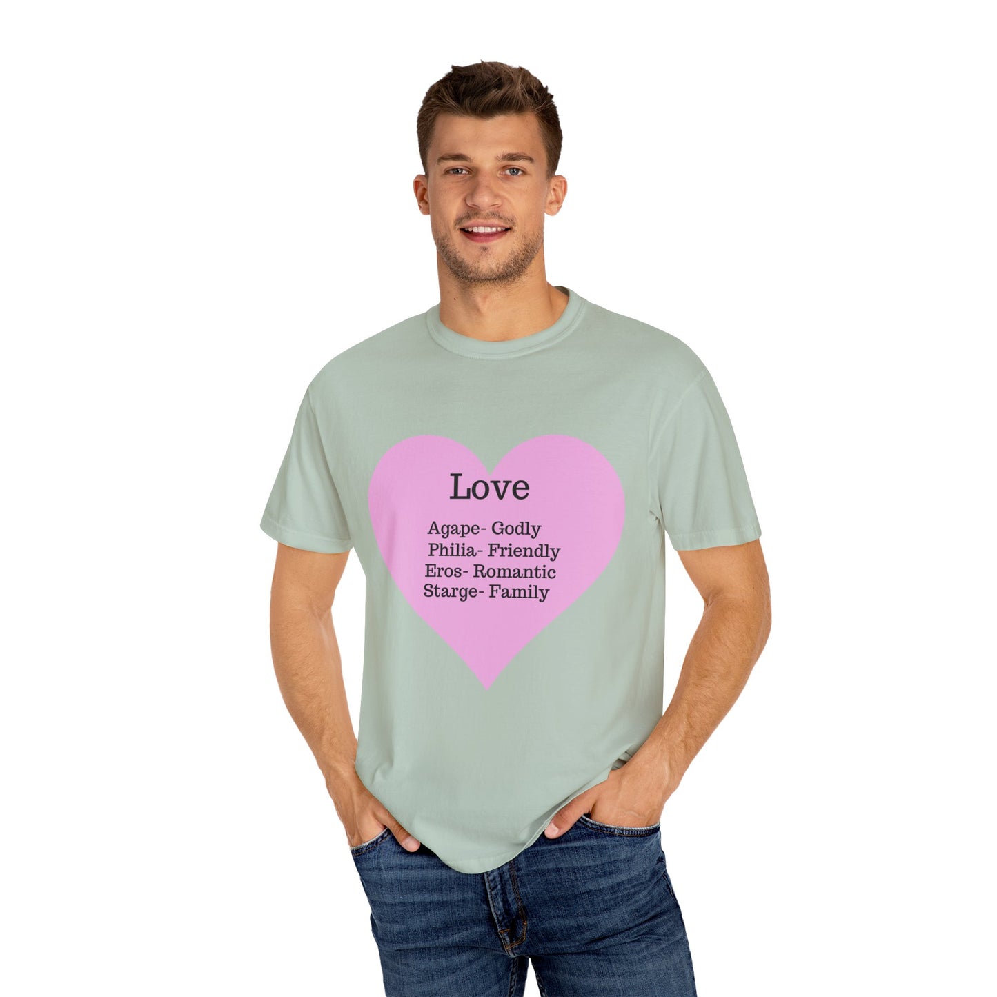 Love-Infused Unisex T-shirt: A Heartfelt Graphic Tee for All Occasions