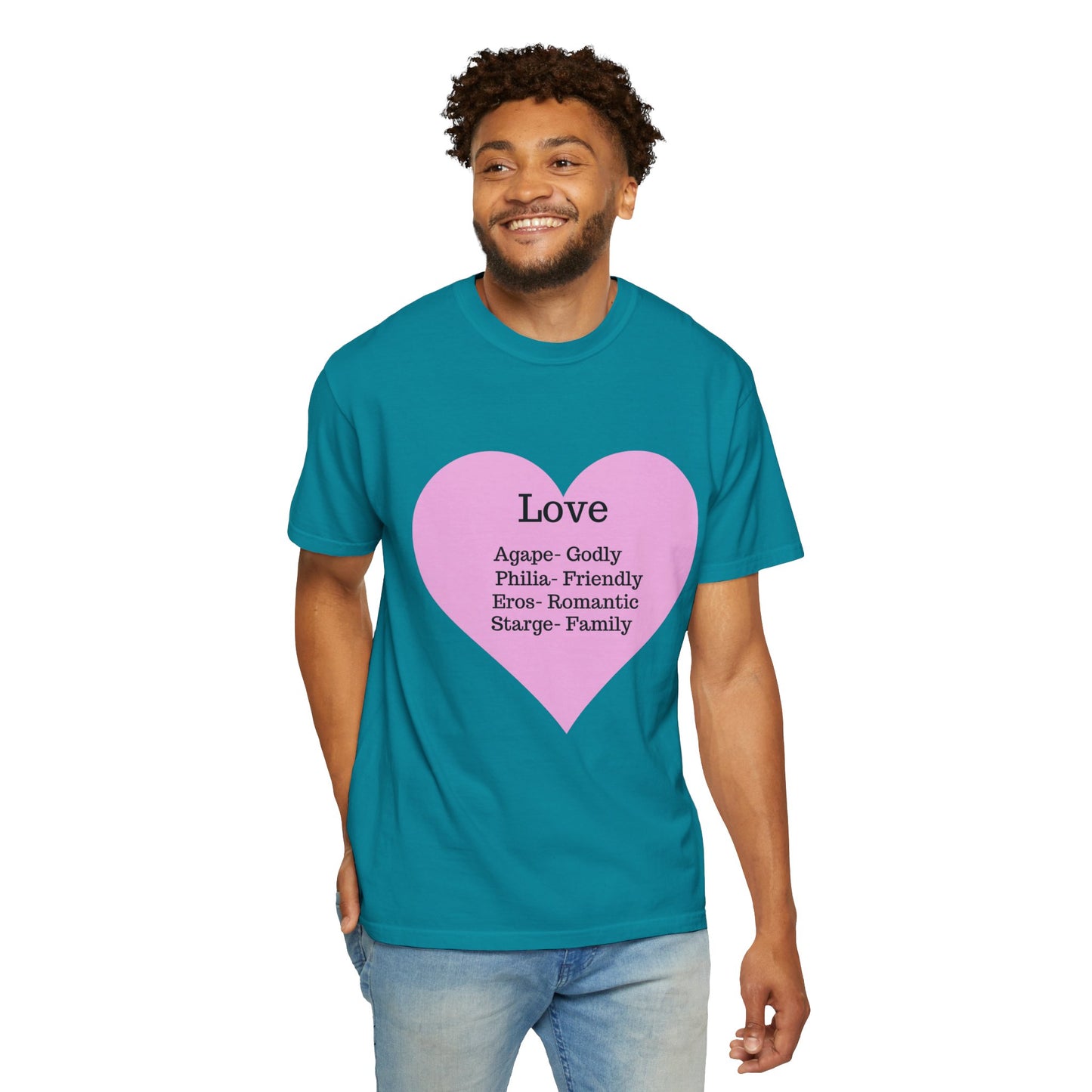 Love-Infused Unisex T-shirt: A Heartfelt Graphic Tee for All Occasions