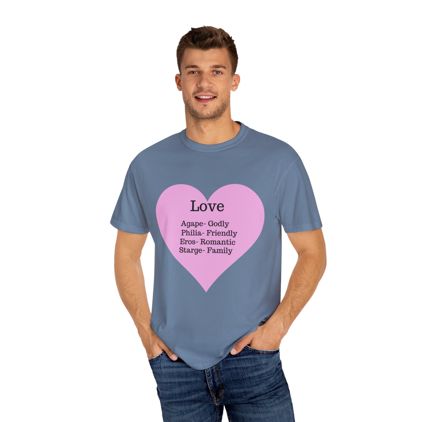 Love-Infused Unisex T-shirt: A Heartfelt Graphic Tee for All Occasions