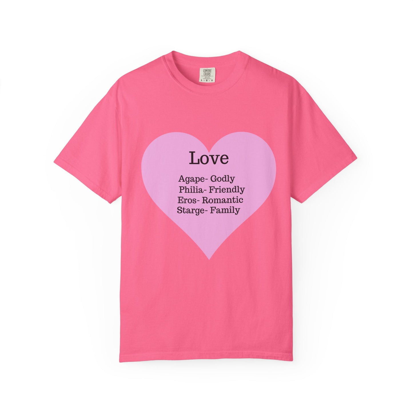 Love-Infused Unisex T-shirt: A Heartfelt Graphic Tee for All Occasions