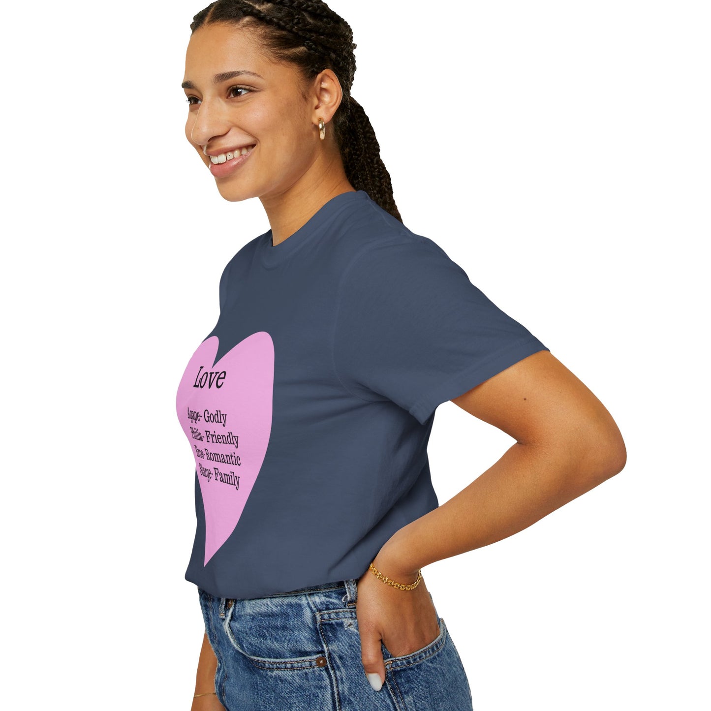 Love-Infused Unisex T-shirt: A Heartfelt Graphic Tee for All Occasions