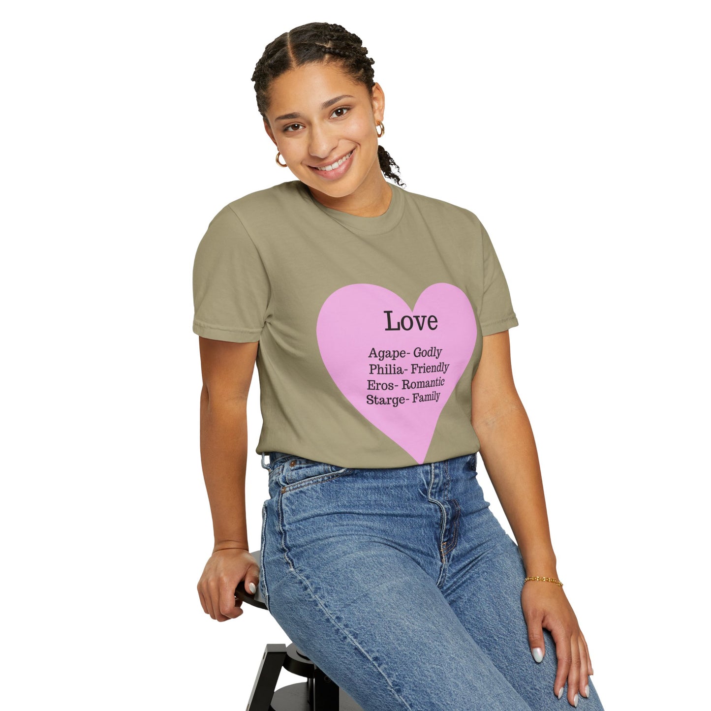 Love-Infused Unisex T-shirt: A Heartfelt Graphic Tee for All Occasions
