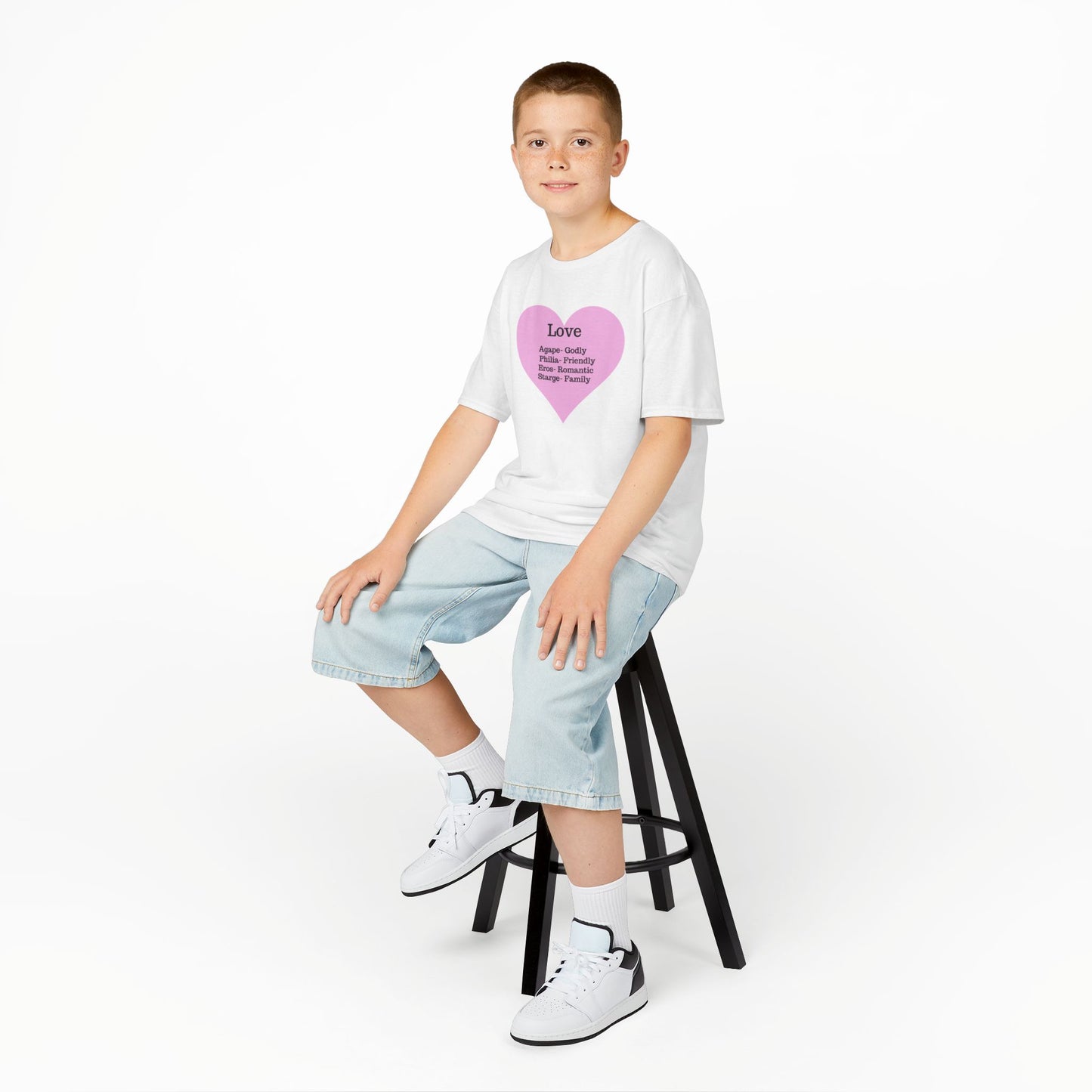 The Meaning of Love Kids T-Shirt | Heart Graphic Tee