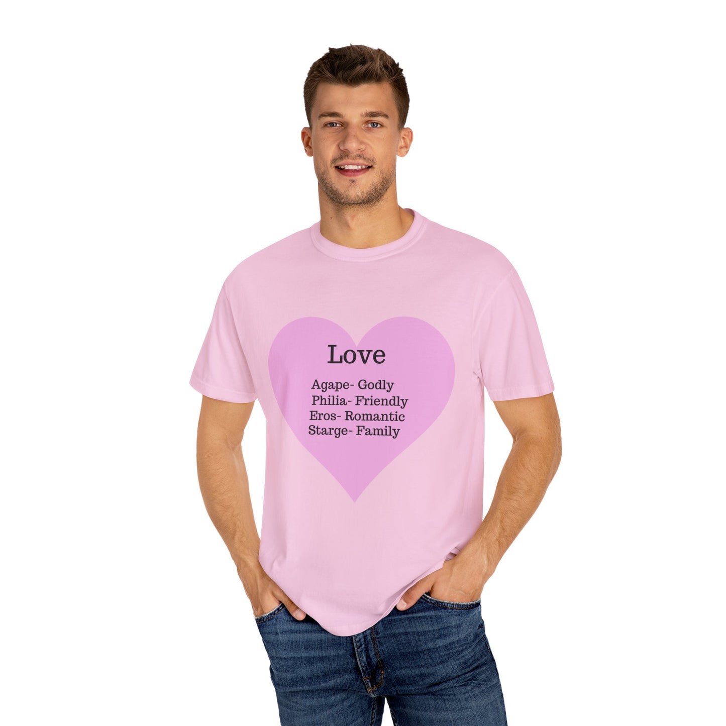 Love-Infused Unisex T-shirt: A Heartfelt Graphic Tee for All Occasions