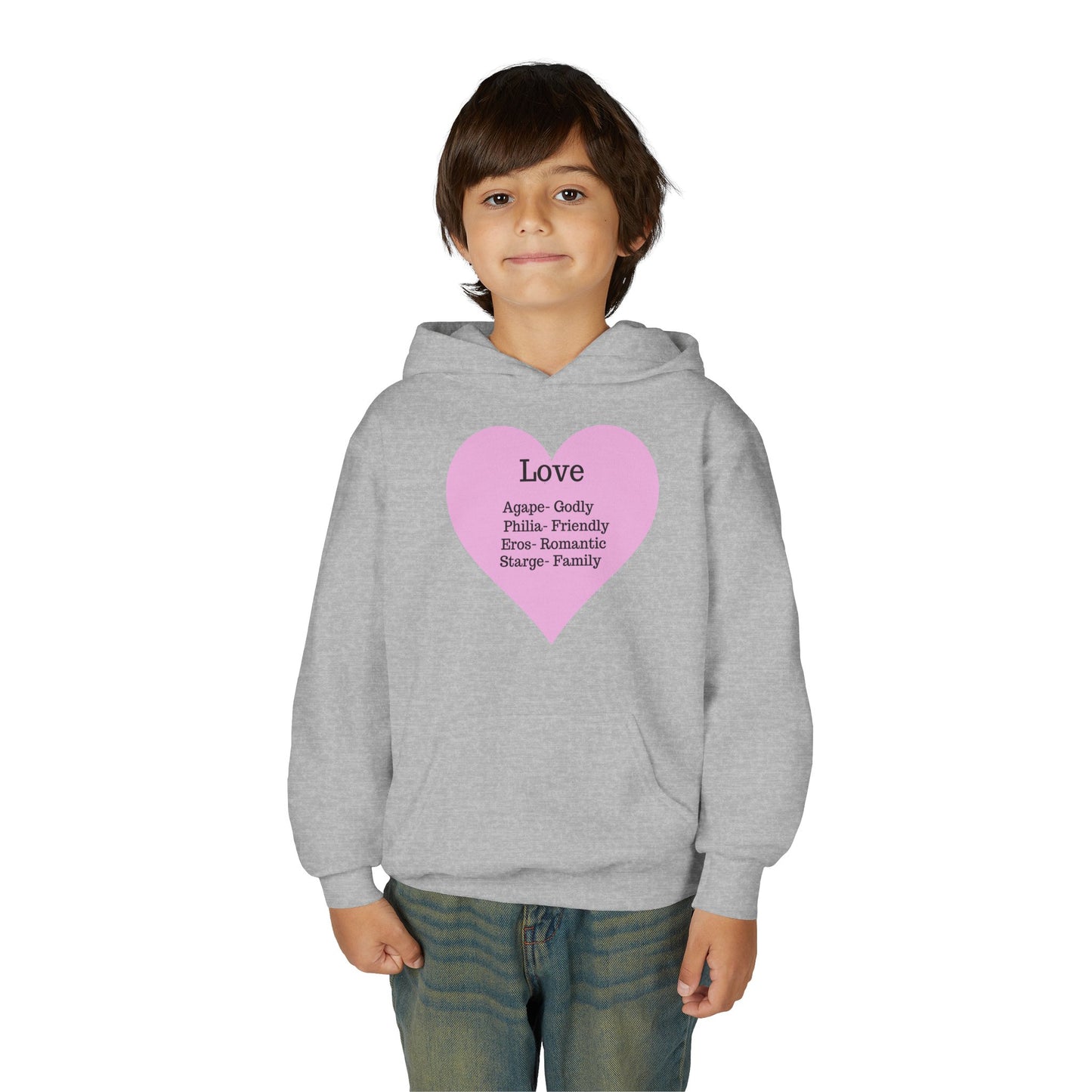The Meaning of Love Kids Hoodie