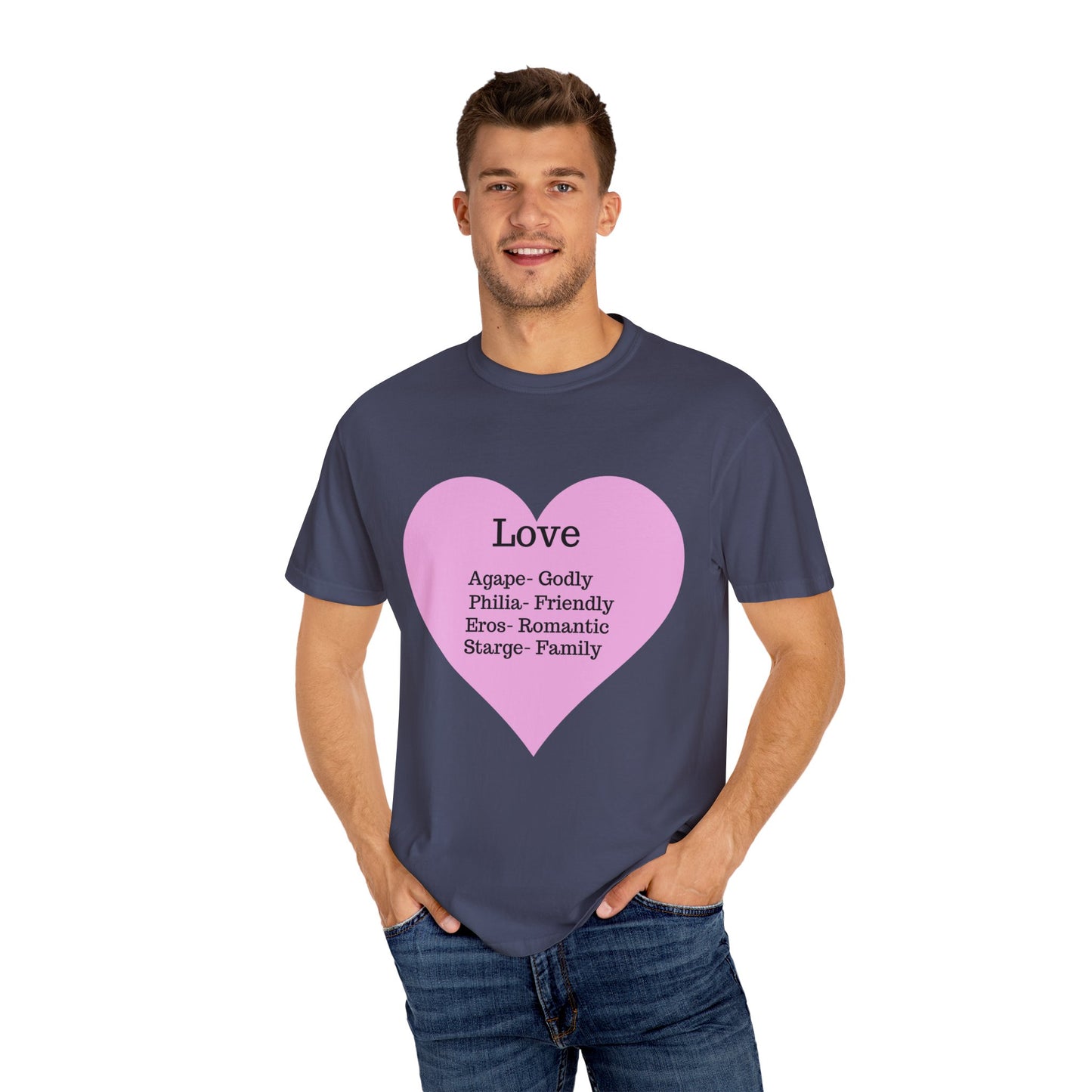 Love-Infused Unisex T-shirt: A Heartfelt Graphic Tee for All Occasions