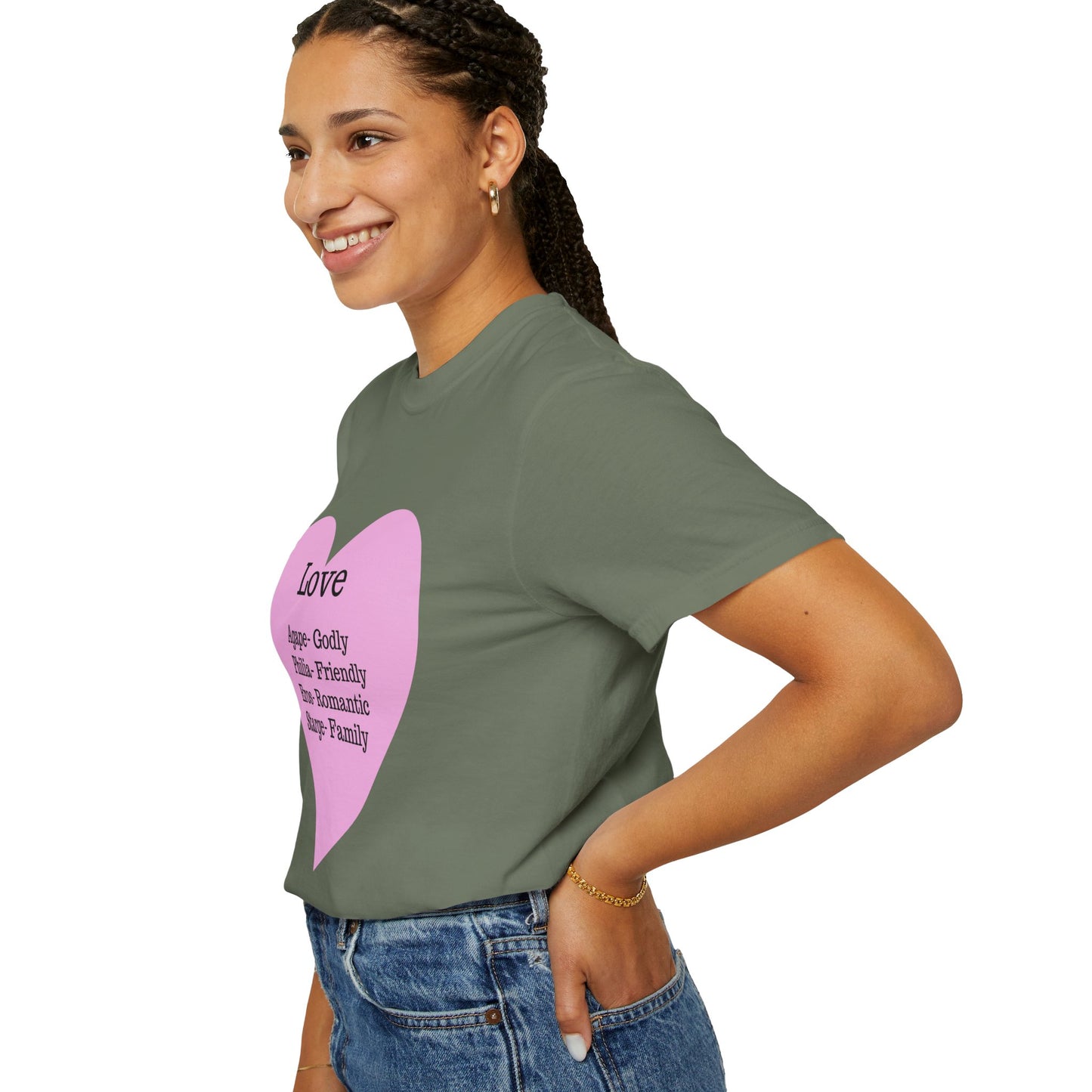 Love-Infused Unisex T-shirt: A Heartfelt Graphic Tee for All Occasions