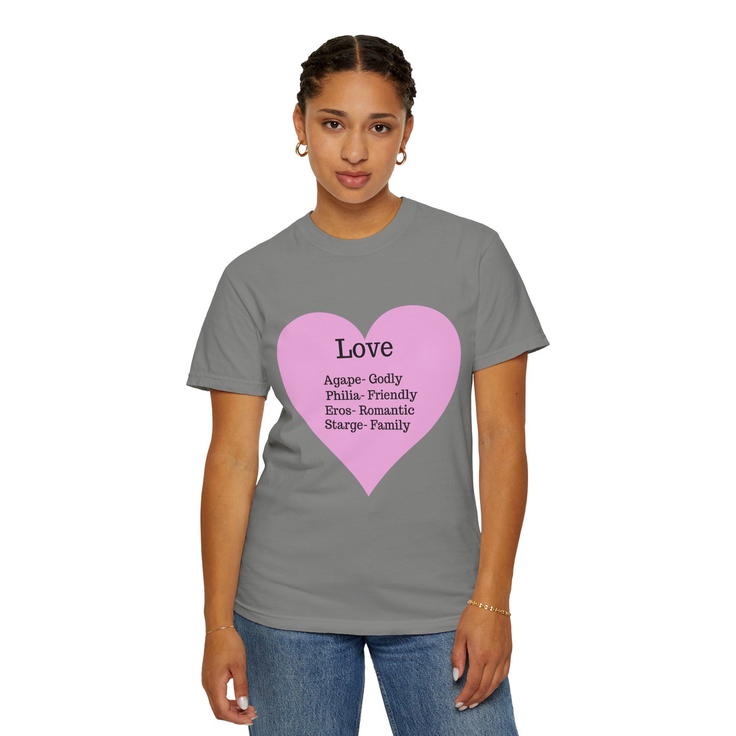 Love-Infused Unisex T-shirt: A Heartfelt Graphic Tee for All Occasions