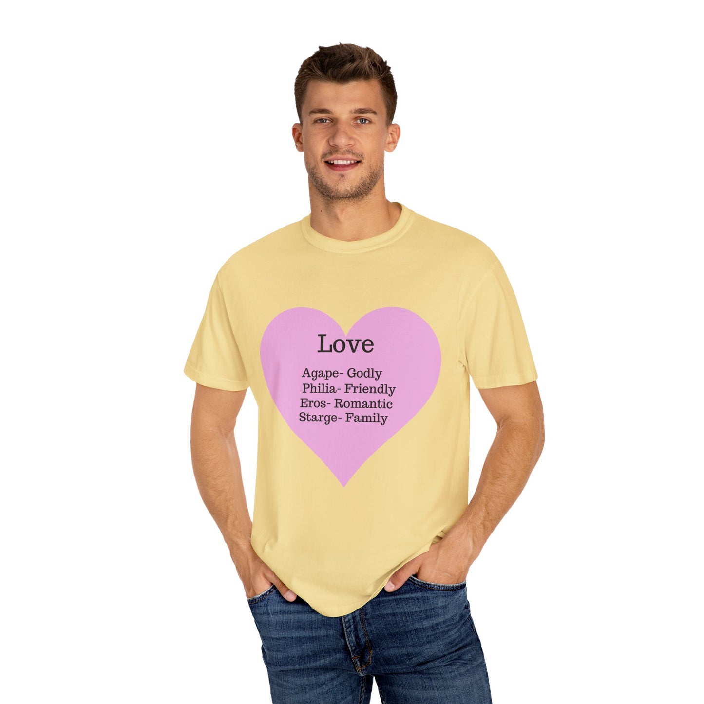 Love-Infused Unisex T-shirt: A Heartfelt Graphic Tee for All Occasions
