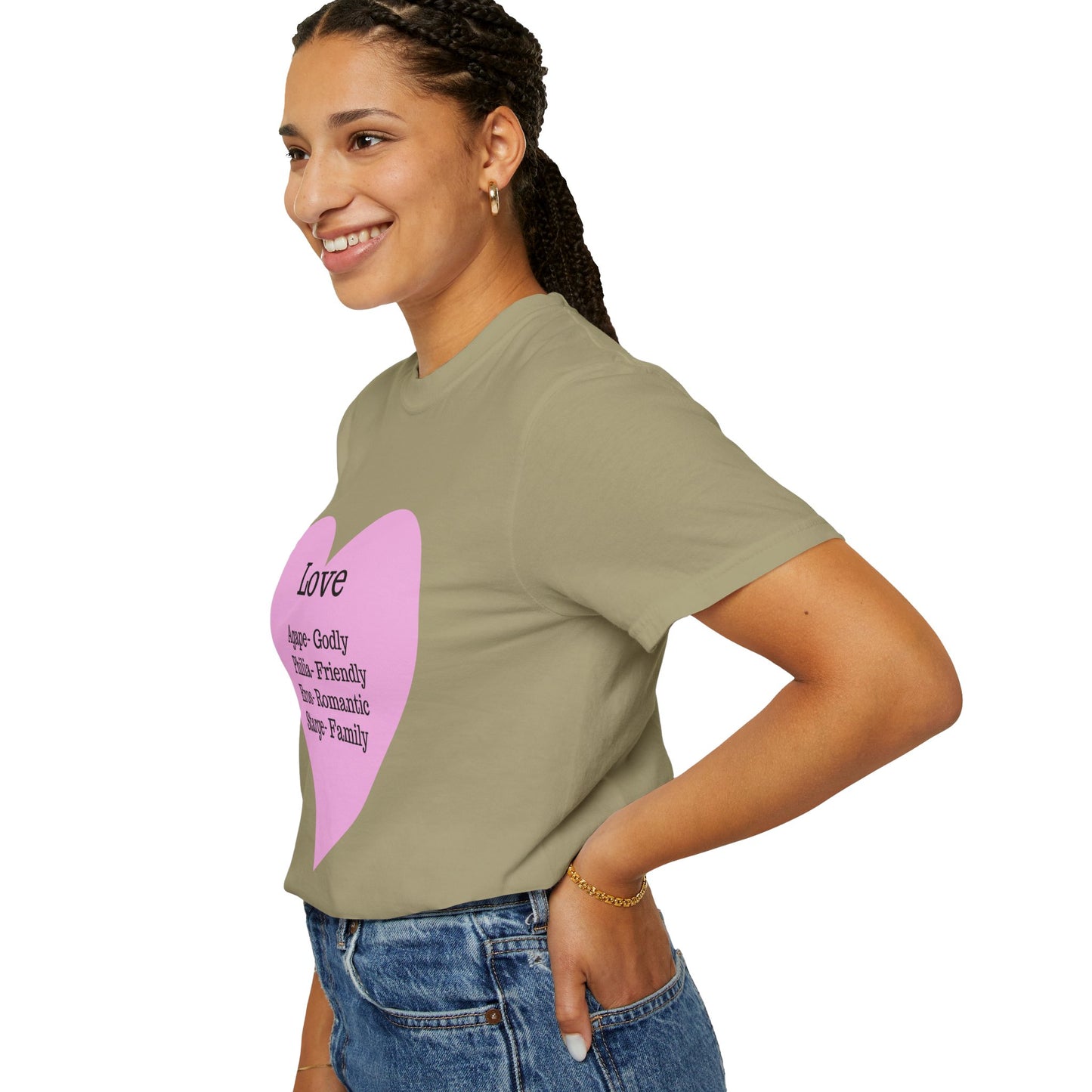 Love-Infused Unisex T-shirt: A Heartfelt Graphic Tee for All Occasions
