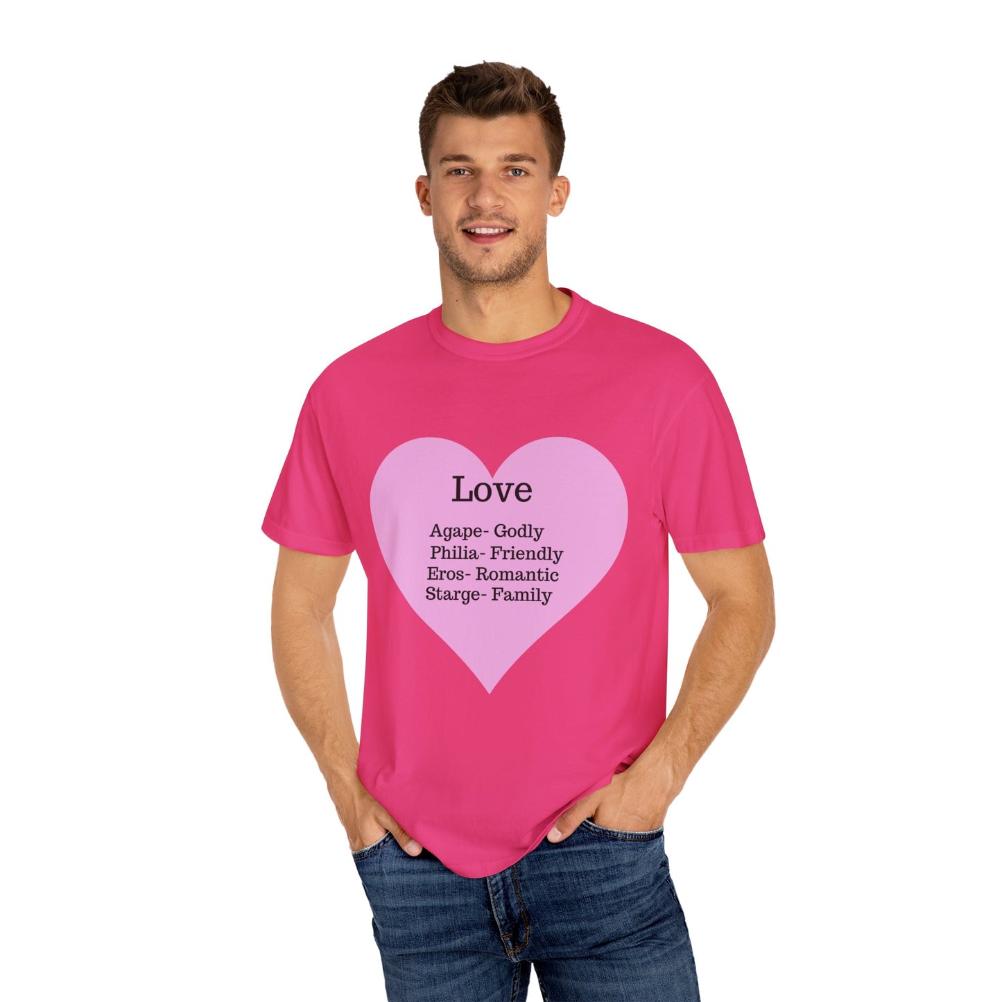 Love-Infused Unisex T-shirt: A Heartfelt Graphic Tee for All Occasions