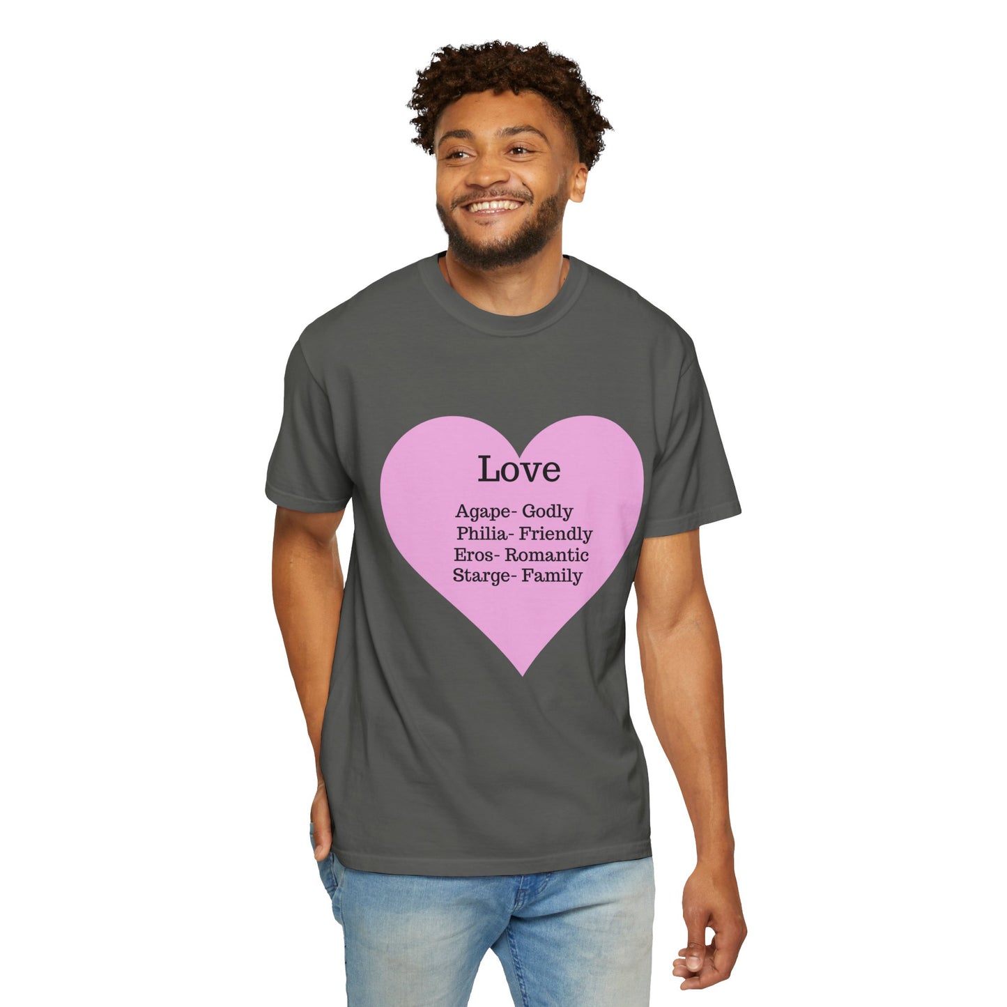 Love-Infused Unisex T-shirt: A Heartfelt Graphic Tee for All Occasions
