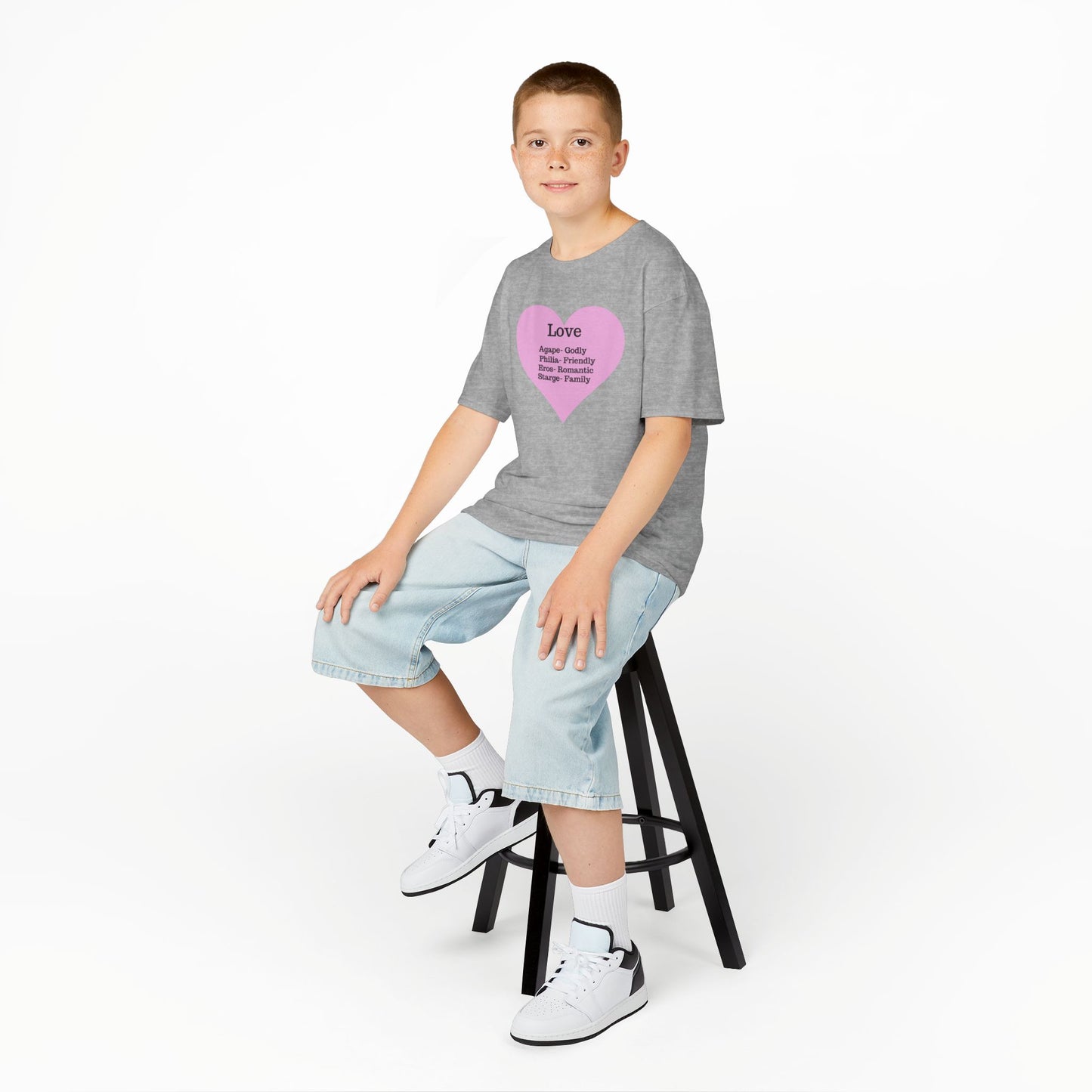 The Meaning of Love Kids T-Shirt | Heart Graphic Tee