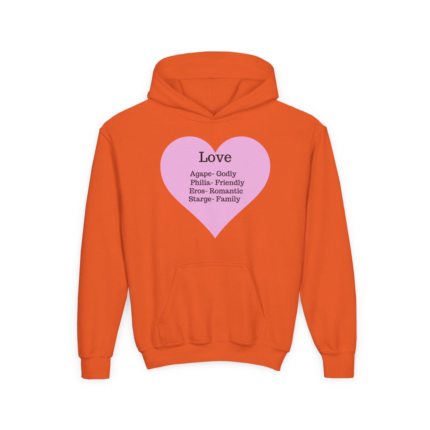 The Meaning of Love Kids Hoodie