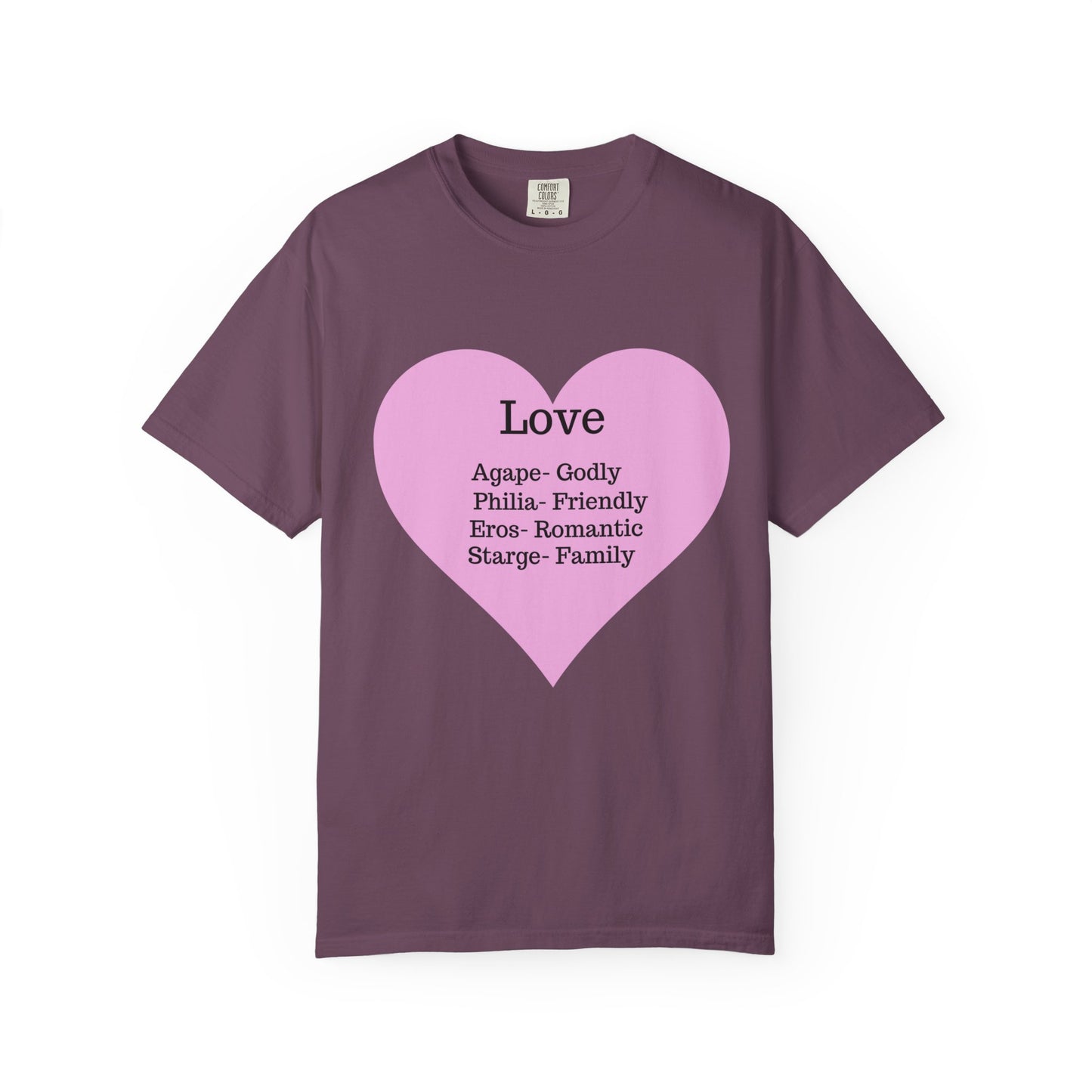 Love-Infused Unisex T-shirt: A Heartfelt Graphic Tee for All Occasions