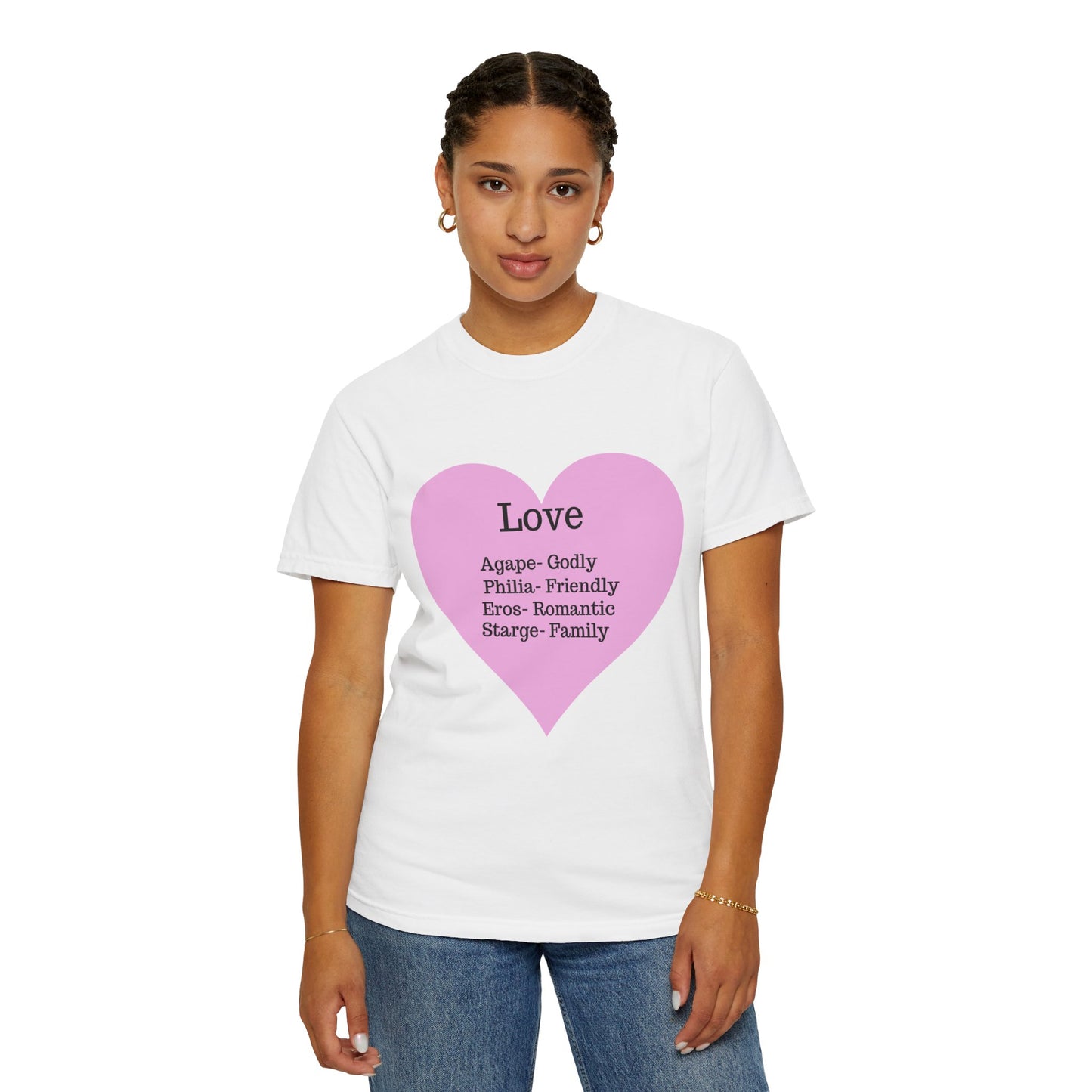 Love-Infused Unisex T-shirt: A Heartfelt Graphic Tee for All Occasions