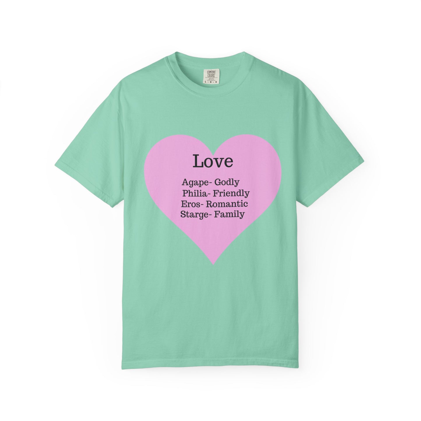 Love-Infused Unisex T-shirt: A Heartfelt Graphic Tee for All Occasions