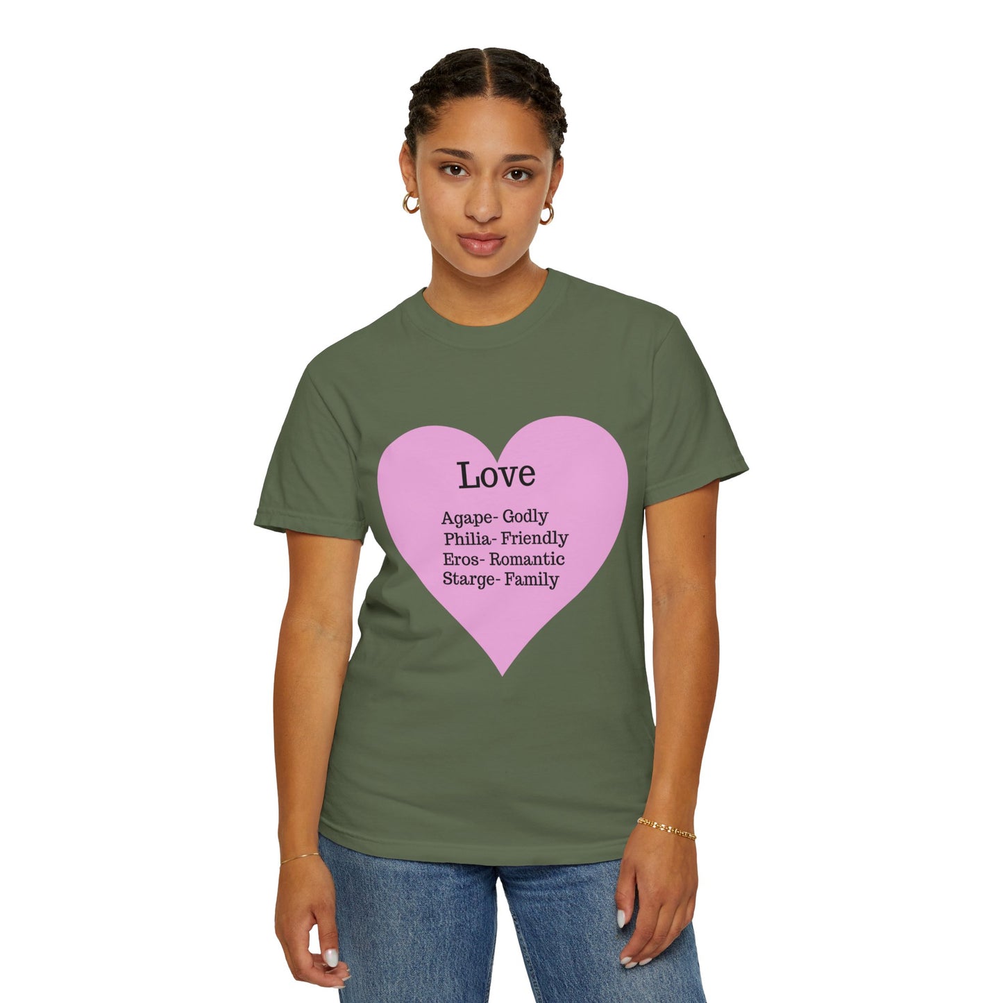 Love-Infused Unisex T-shirt: A Heartfelt Graphic Tee for All Occasions