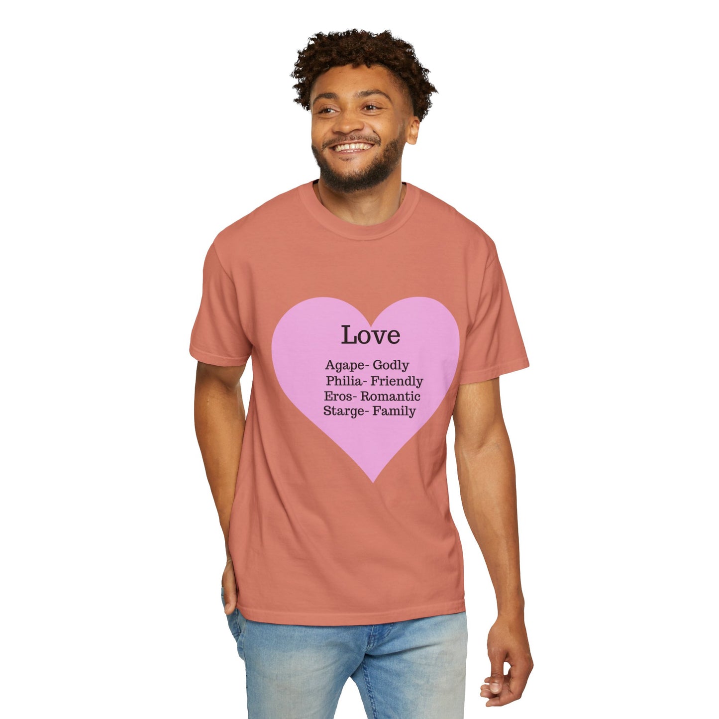 Love-Infused Unisex T-shirt: A Heartfelt Graphic Tee for All Occasions