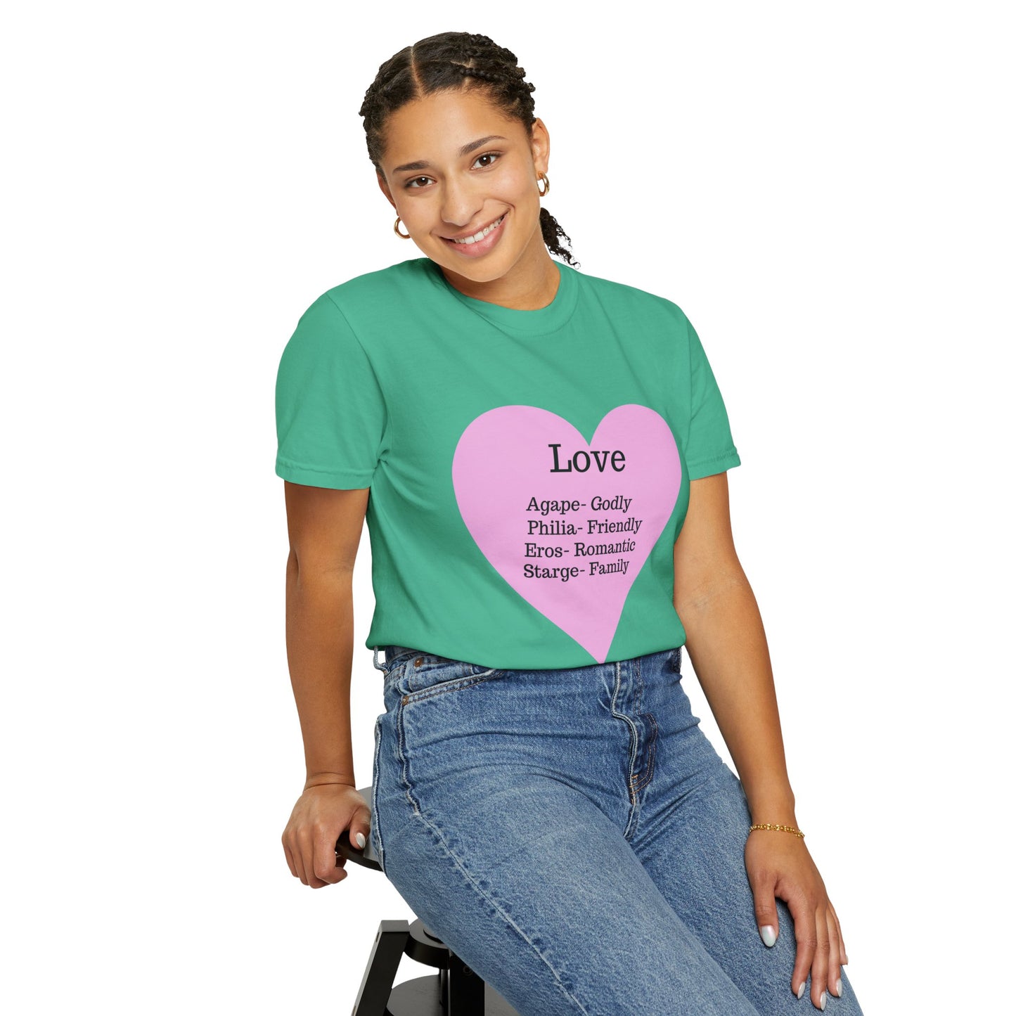 Love-Infused Unisex T-shirt: A Heartfelt Graphic Tee for All Occasions