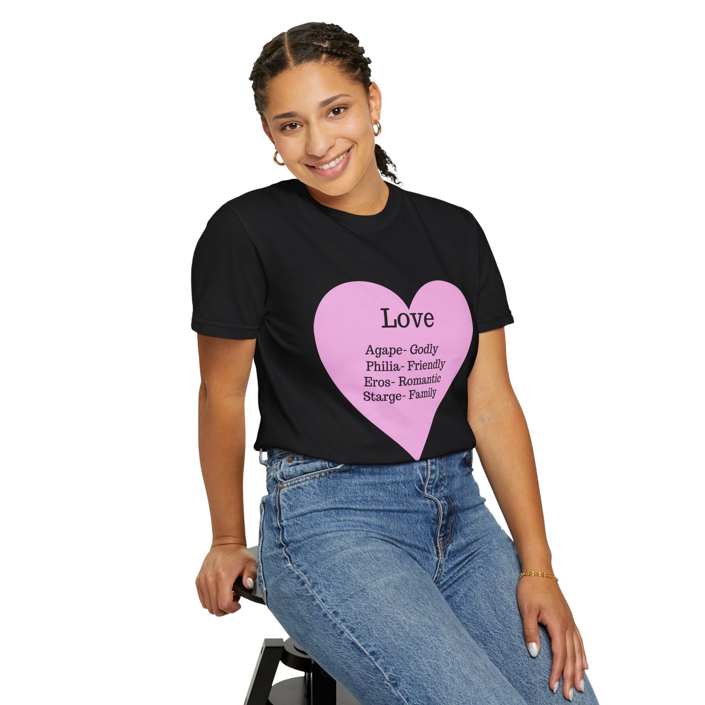 Love-Infused Unisex T-shirt: A Heartfelt Graphic Tee for All Occasions