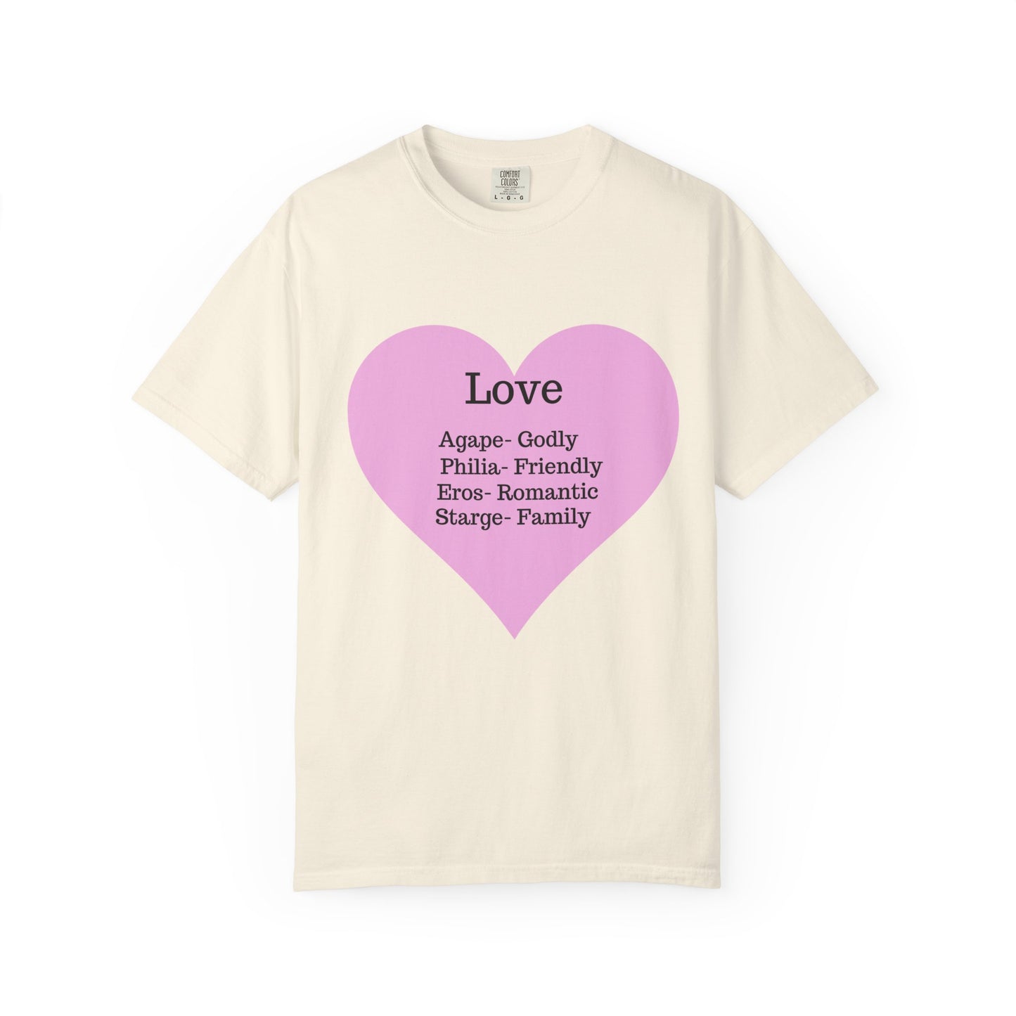 Love-Infused Unisex T-shirt: A Heartfelt Graphic Tee for All Occasions