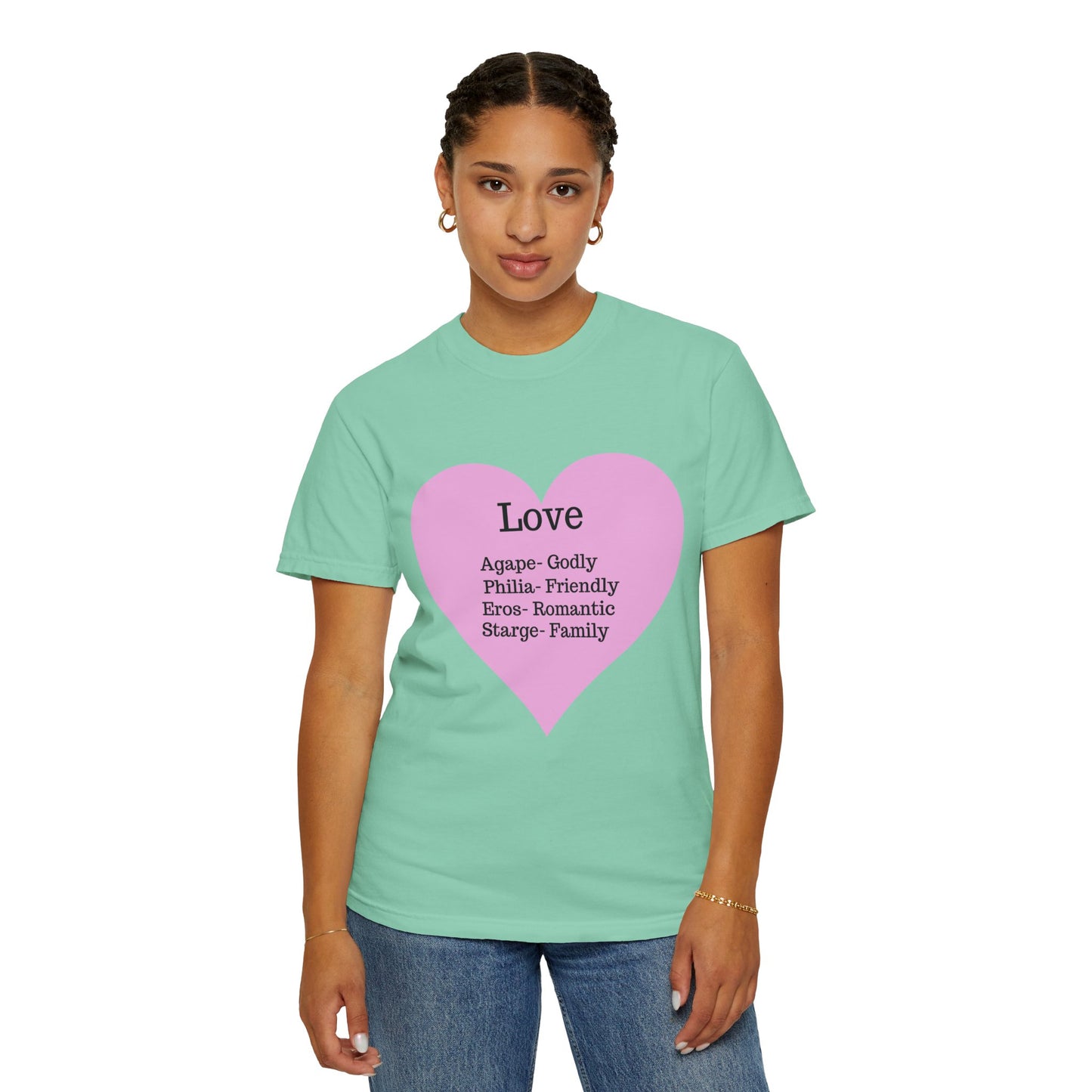 Love-Infused Unisex T-shirt: A Heartfelt Graphic Tee for All Occasions