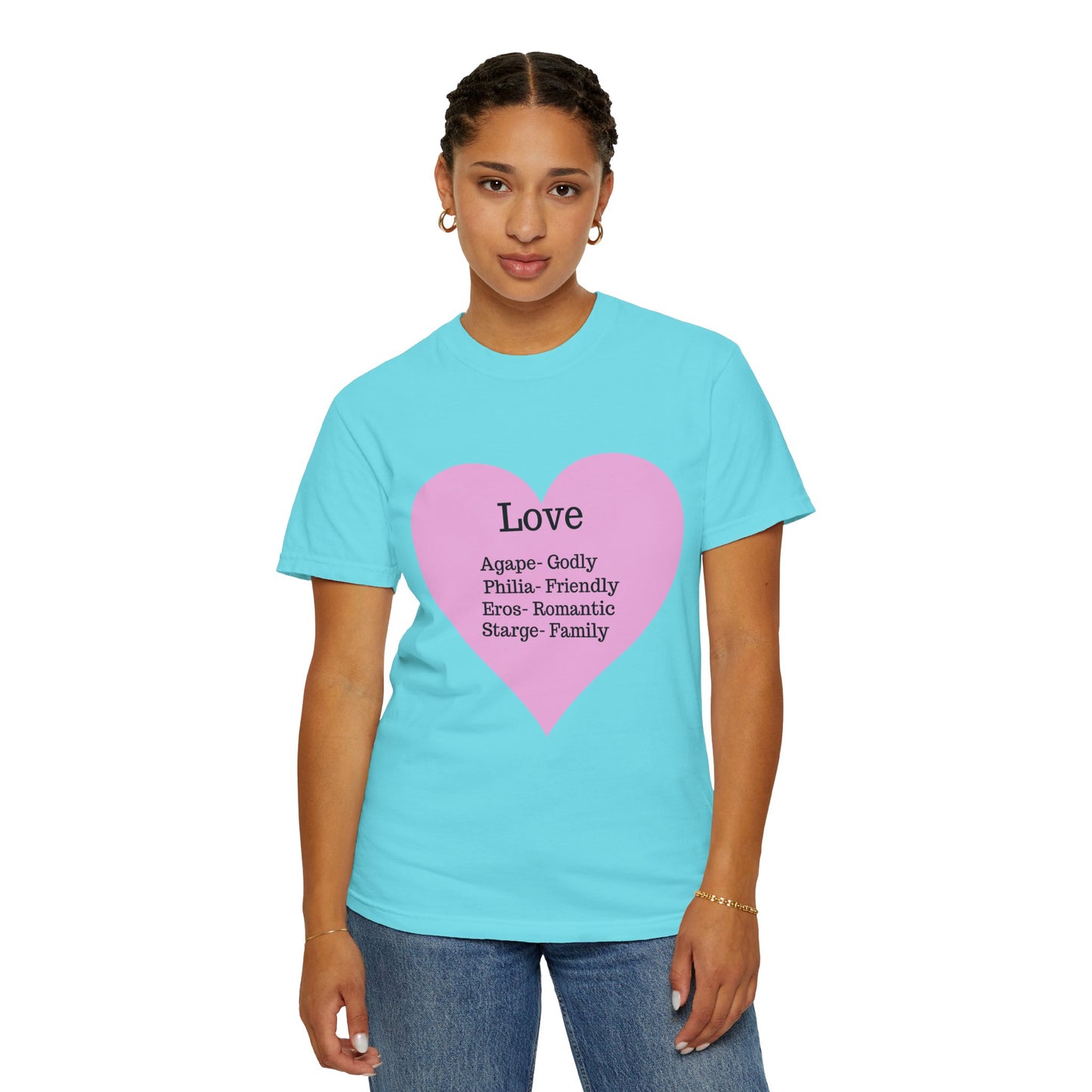 Love-Infused Unisex T-shirt: A Heartfelt Graphic Tee for All Occasions