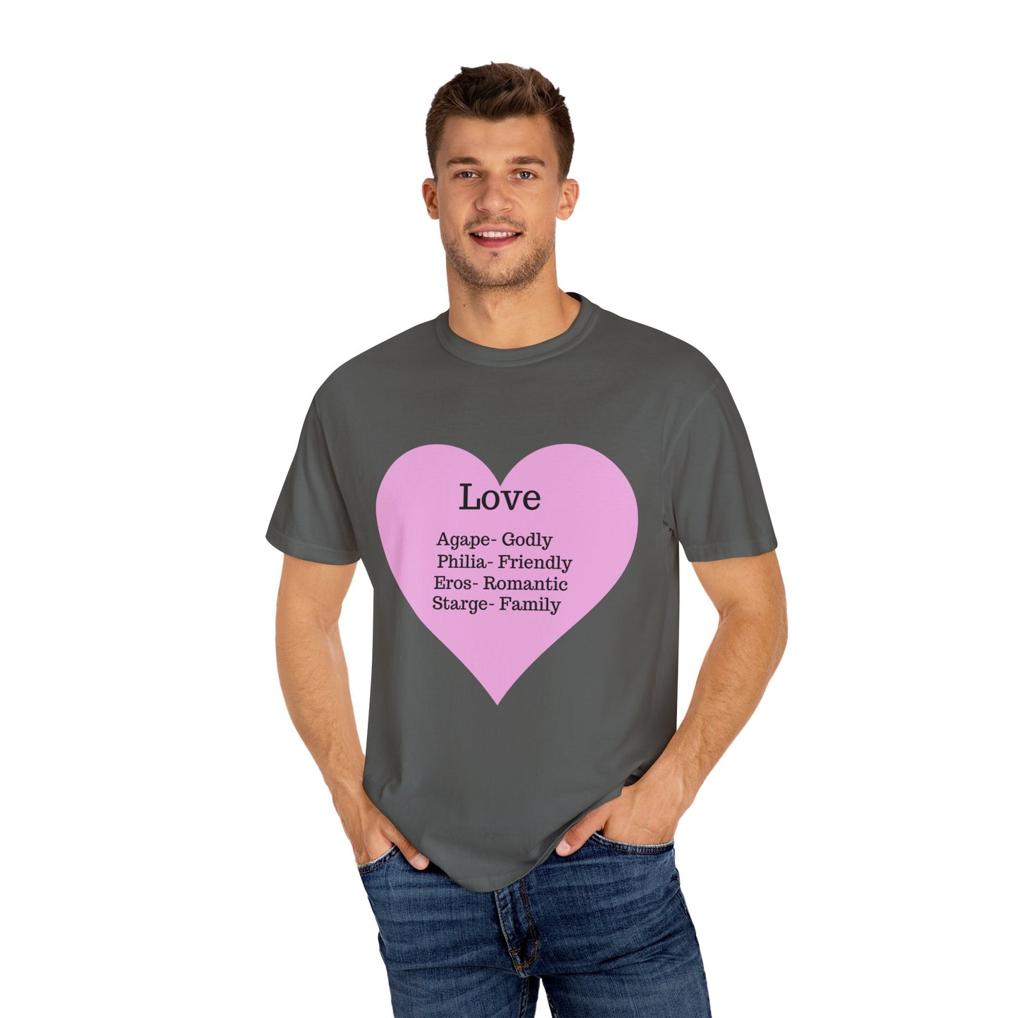Love-Infused Unisex T-shirt: A Heartfelt Graphic Tee for All Occasions